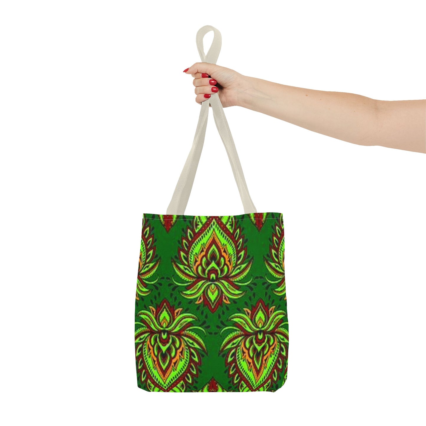 Green Bulbs Flowers Multi Color BRAND NEW MODERN Tote Bag (AOP)
