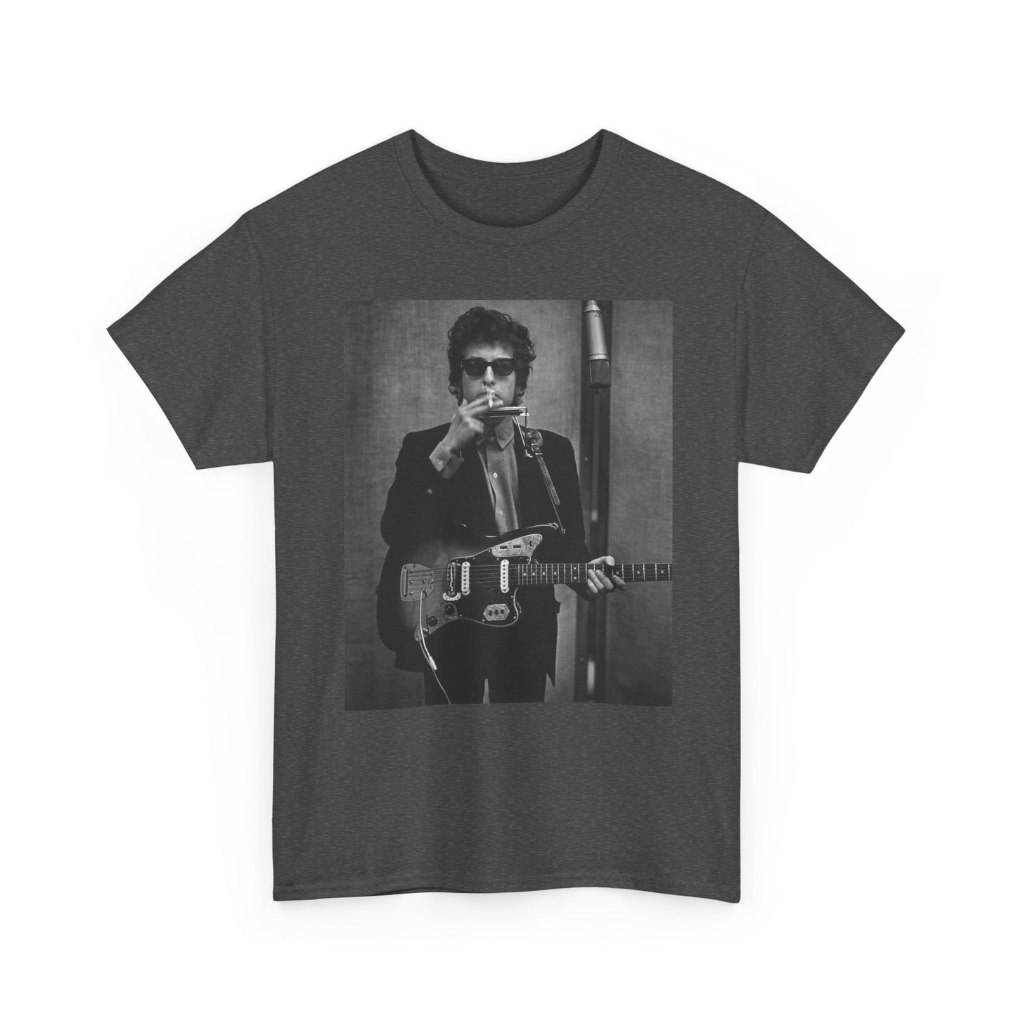Bob Dylan T-shirt vintage classic rock retro art Unisex Heavy Cotton Tee