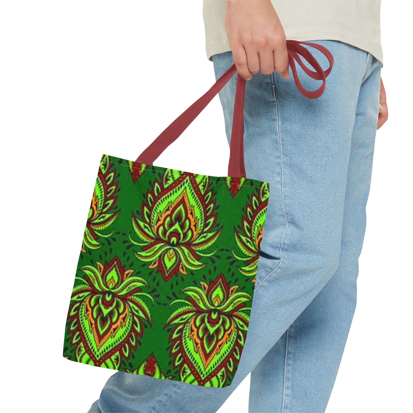 Green Bulbs Flowers Multi Color BRAND NEW MODERN Tote Bag (AOP)