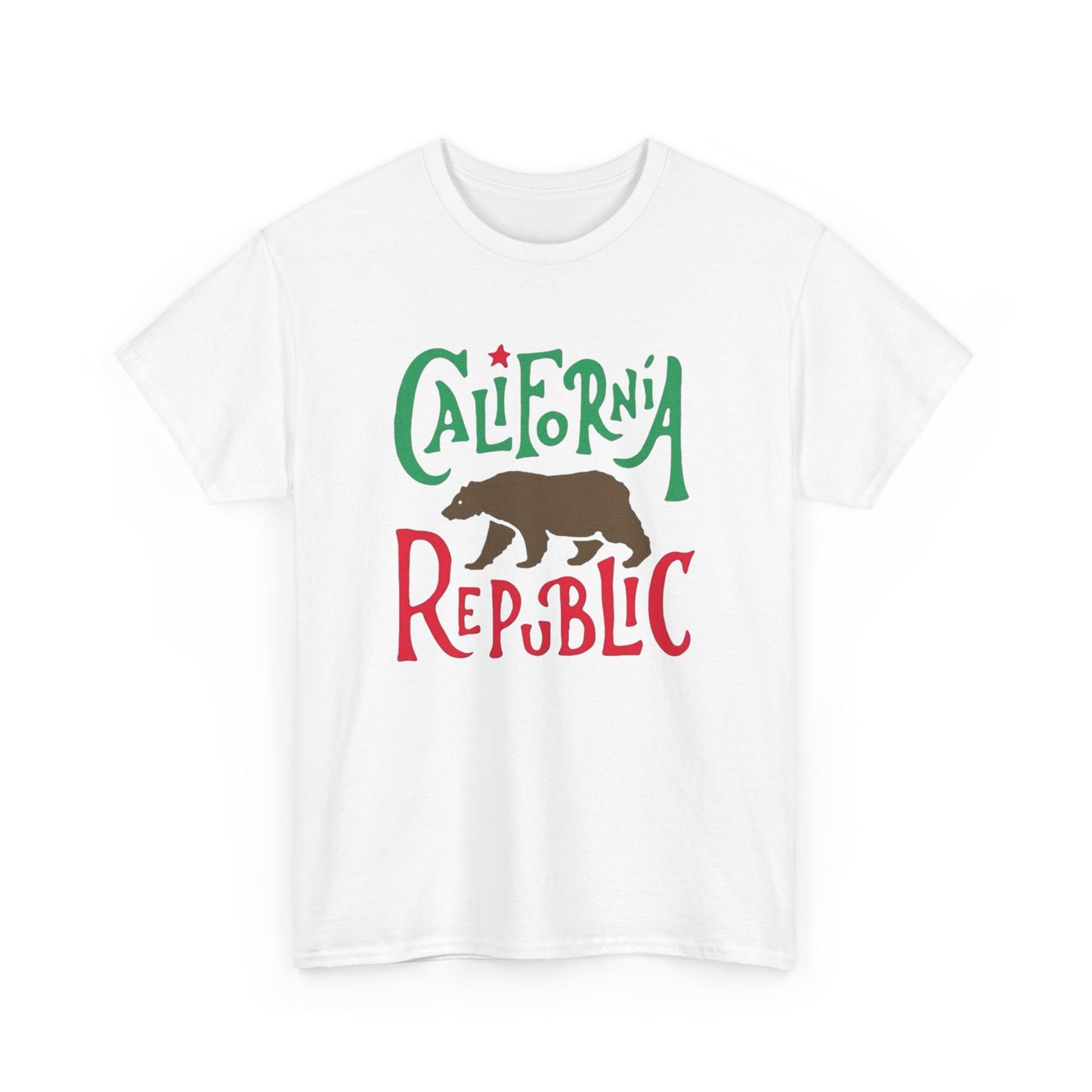 California Republic Graphic T Shirt NEW Adult Tee