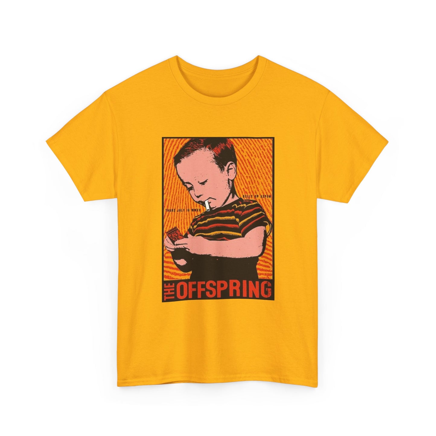 The offspring shirt vintage art retro cigarette band rock Unisex Heavy Cotton
