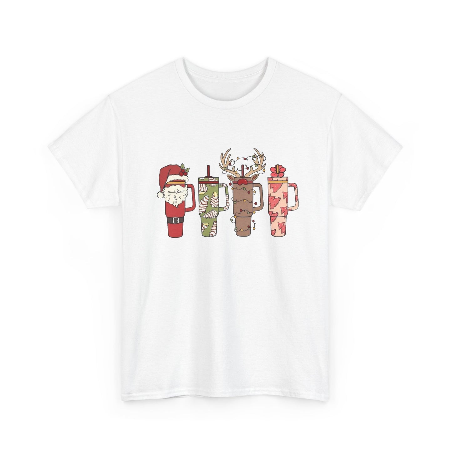Christmas Stanly Cups Womens Funny Graphic T Shirt NEW ADULT