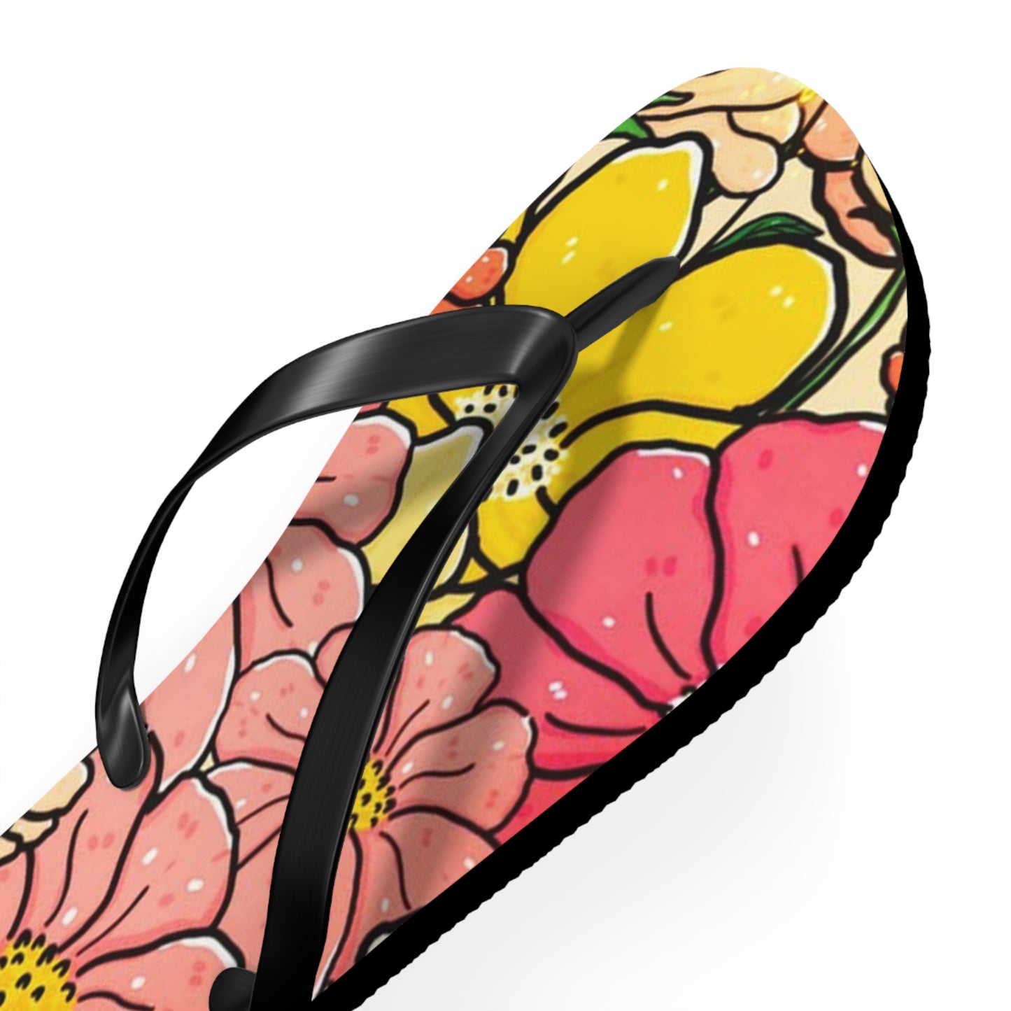 Waves And Sun Sandals Pink Pastel Summer Flip Flops Slides BRAND NEW