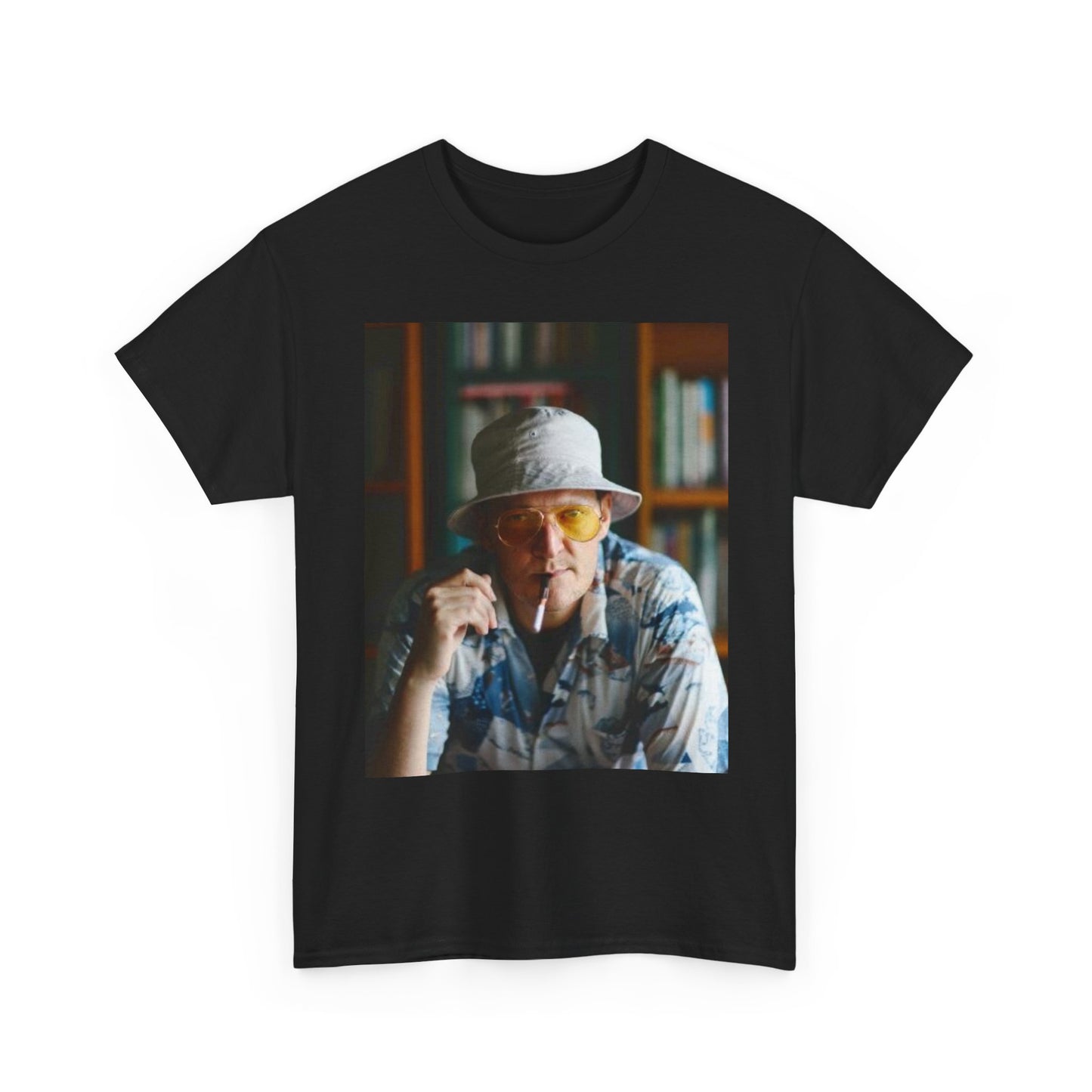 Hunter S Thompson Graphic T Shirt Vintage Fear And Loathing Unisex Heavy Cotton
