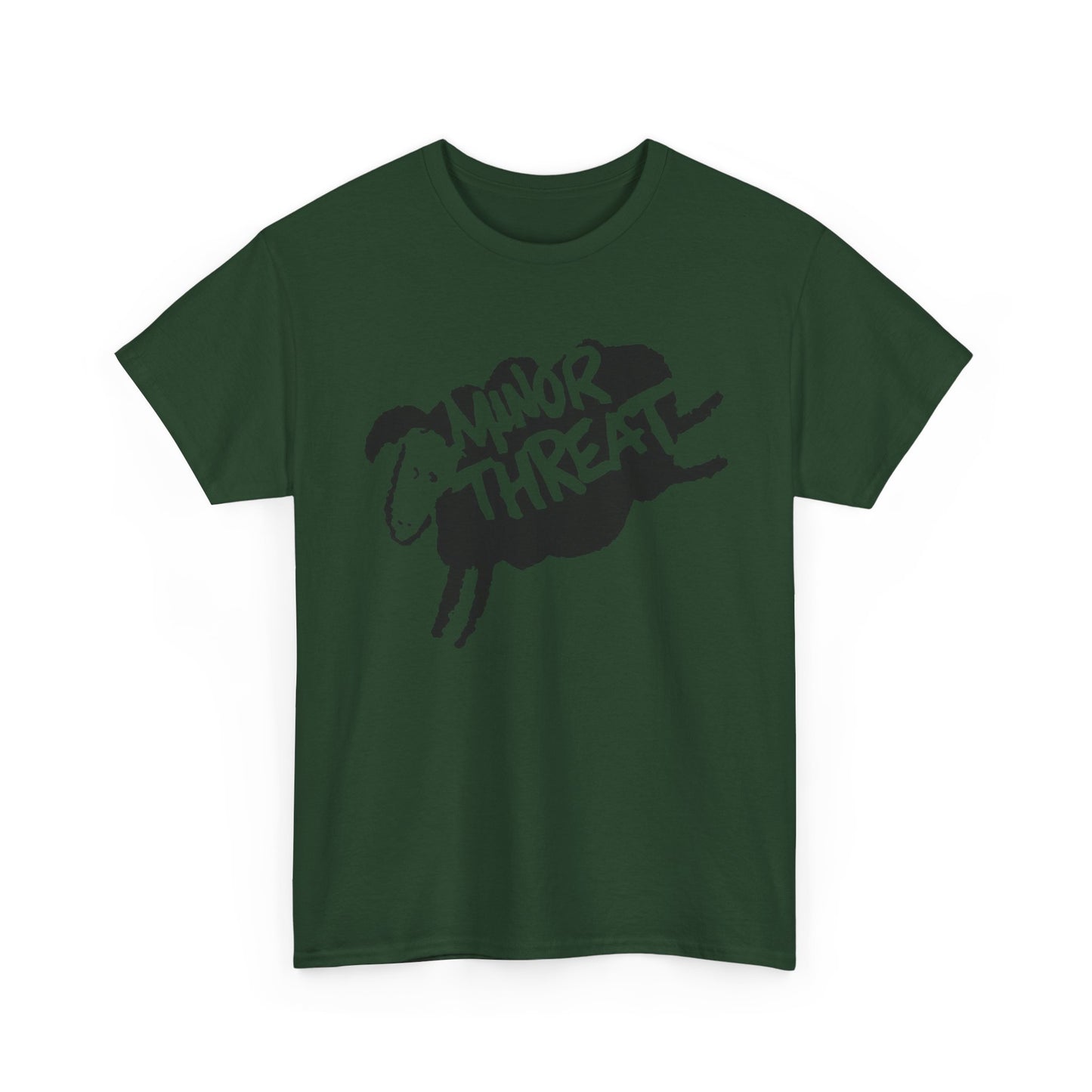 Minor Threat Sheep Graphic T Shirt Unisex Heavy Cotton Tee