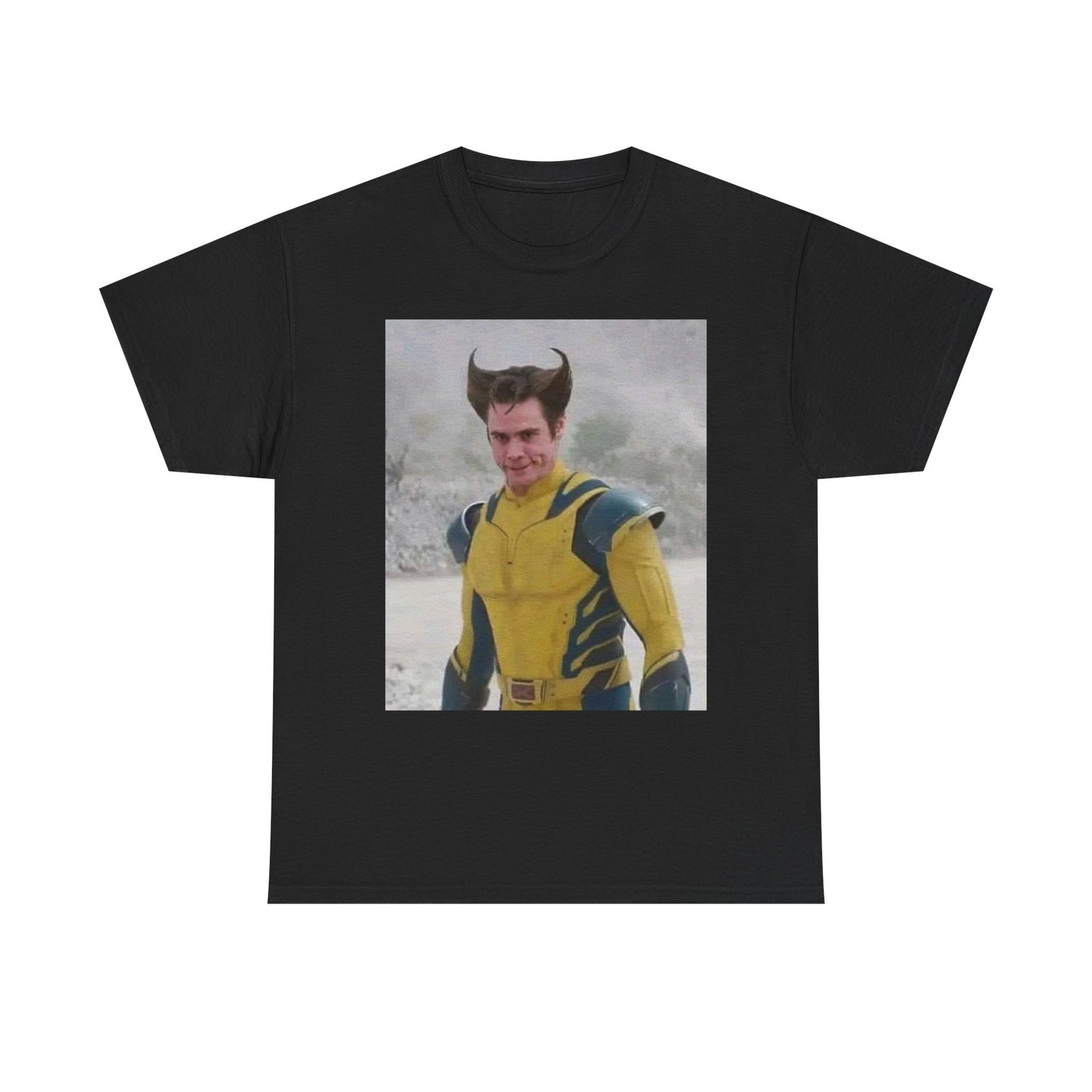 Jim Carrey Funny Superhero Graphic T Shirt Unisex Heavy Cotton Tee Gift New