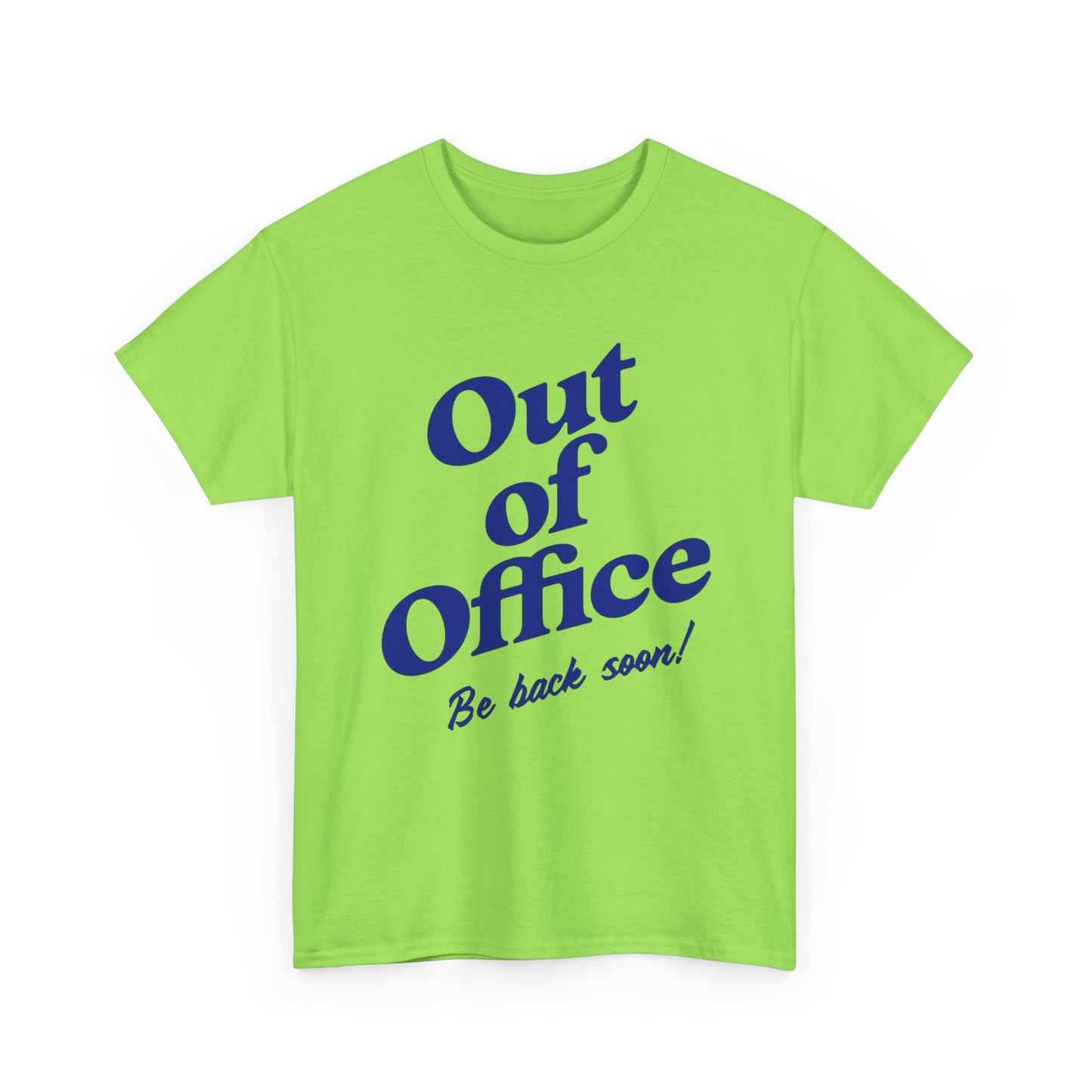 Out Of Office Vacation Graphic T Shirt NEW ADULT Unisex Heavy Cotton Tee