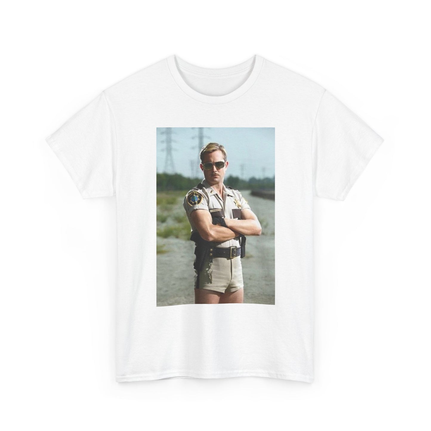 Reno 911 Tshirt Funny Tv Series Police Comedy Central Unisex Heavy Dangle