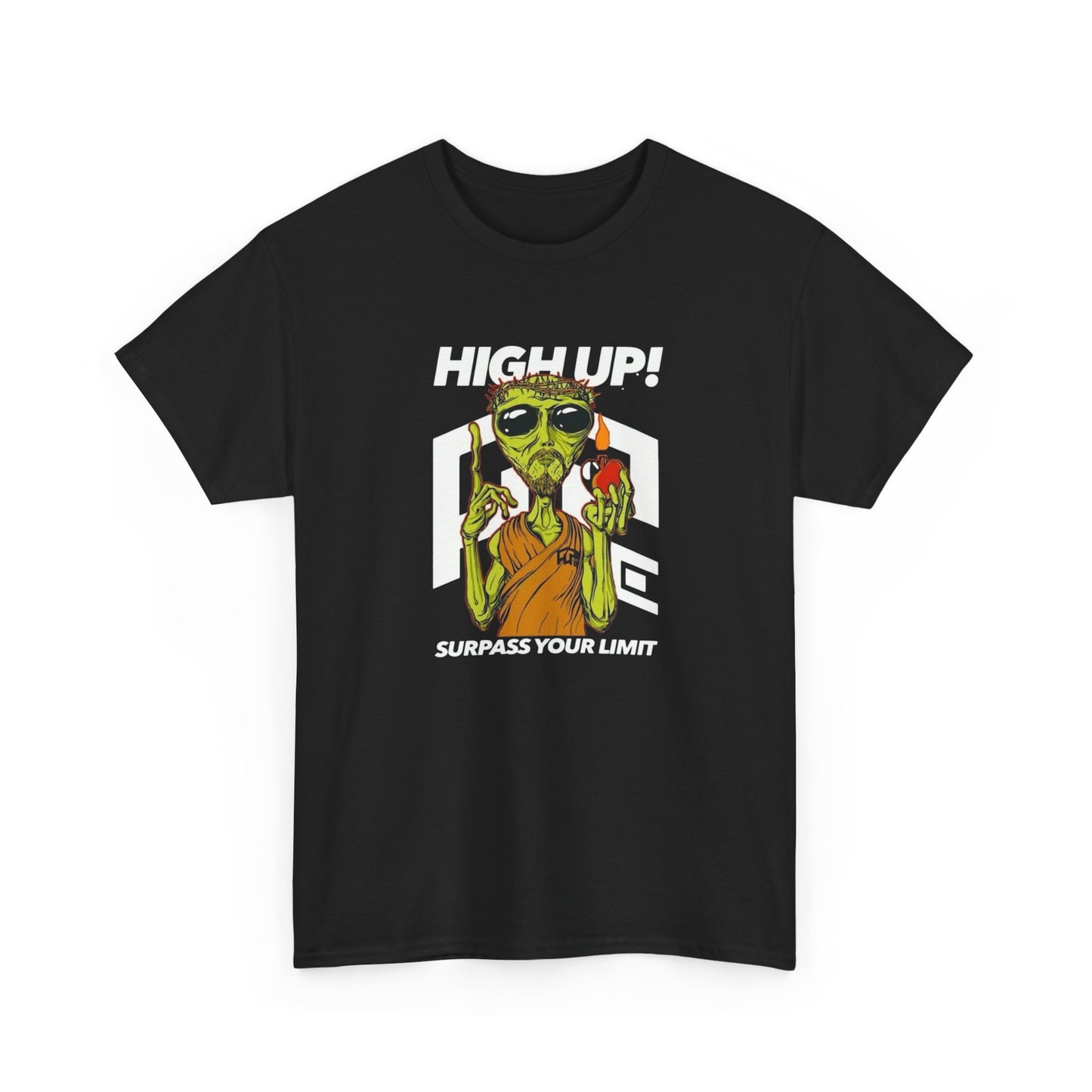 High Up Surpass Your Limits Graphic T-Shirt Unisex Heavy Cotton Tee NEW