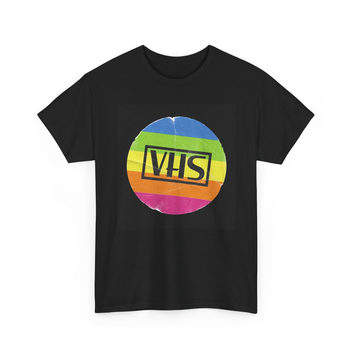 Vintage VHS Graphic Shirt Funny Retro 90s Vibes Movies Unisex Heavy Cotton Tee