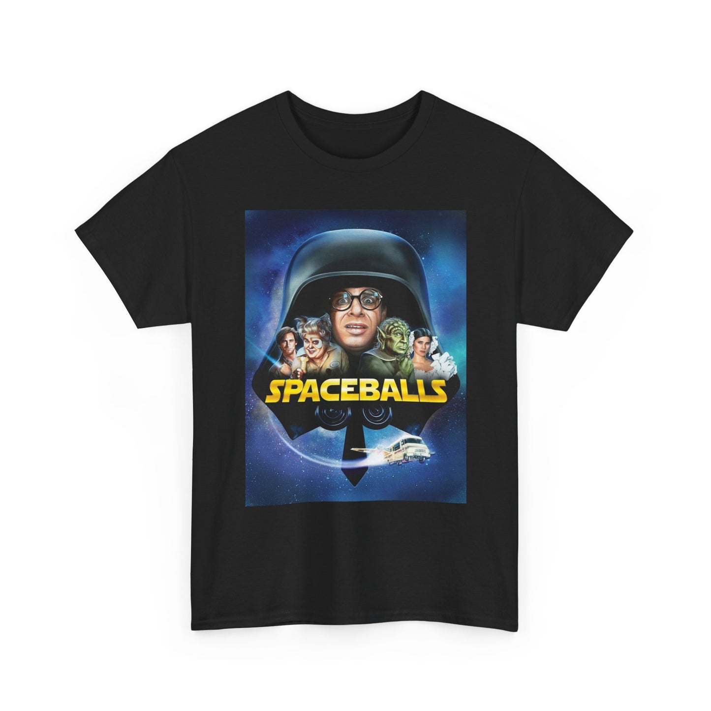 Spaceballs Graphic T Shirt Vintage Movie poster Retro Unisex Heavy Cotton Tee