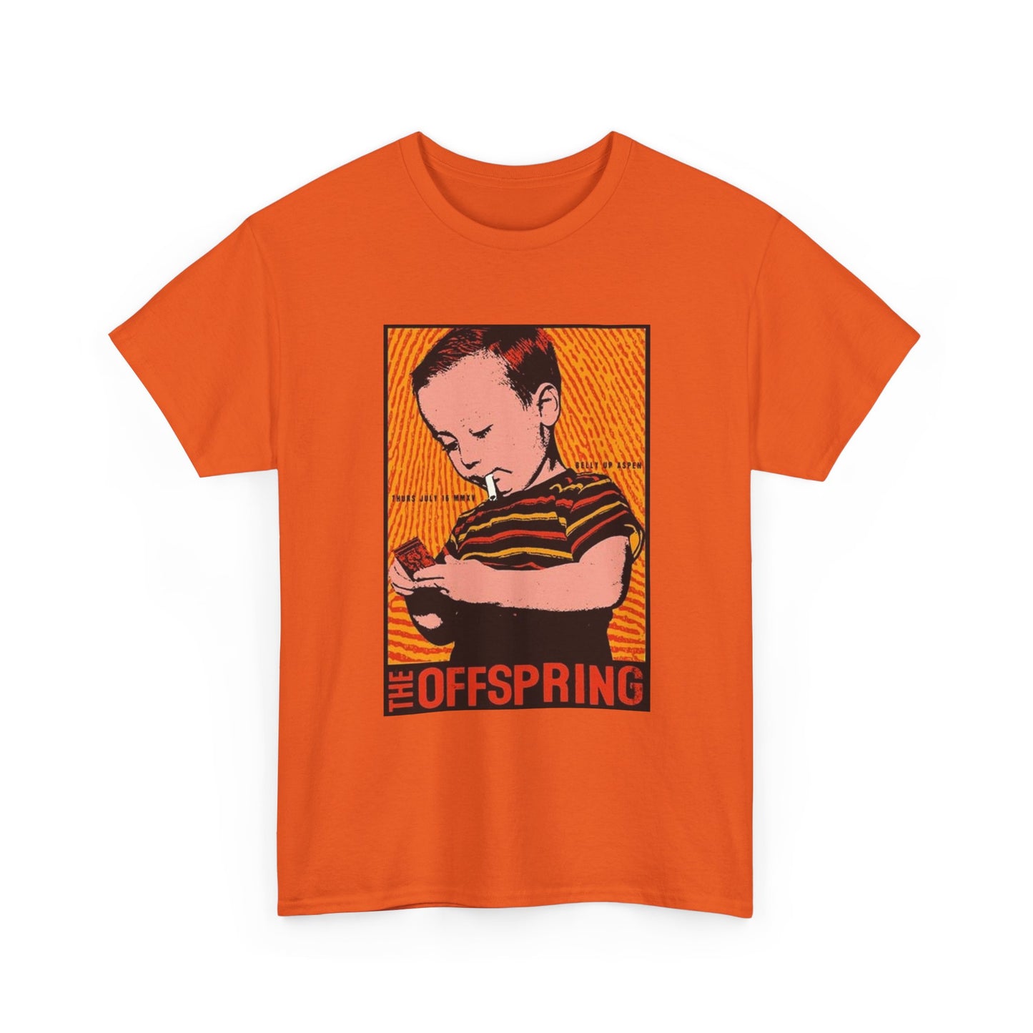 The offspring shirt vintage art retro cigarette band rock Unisex Heavy Cotton