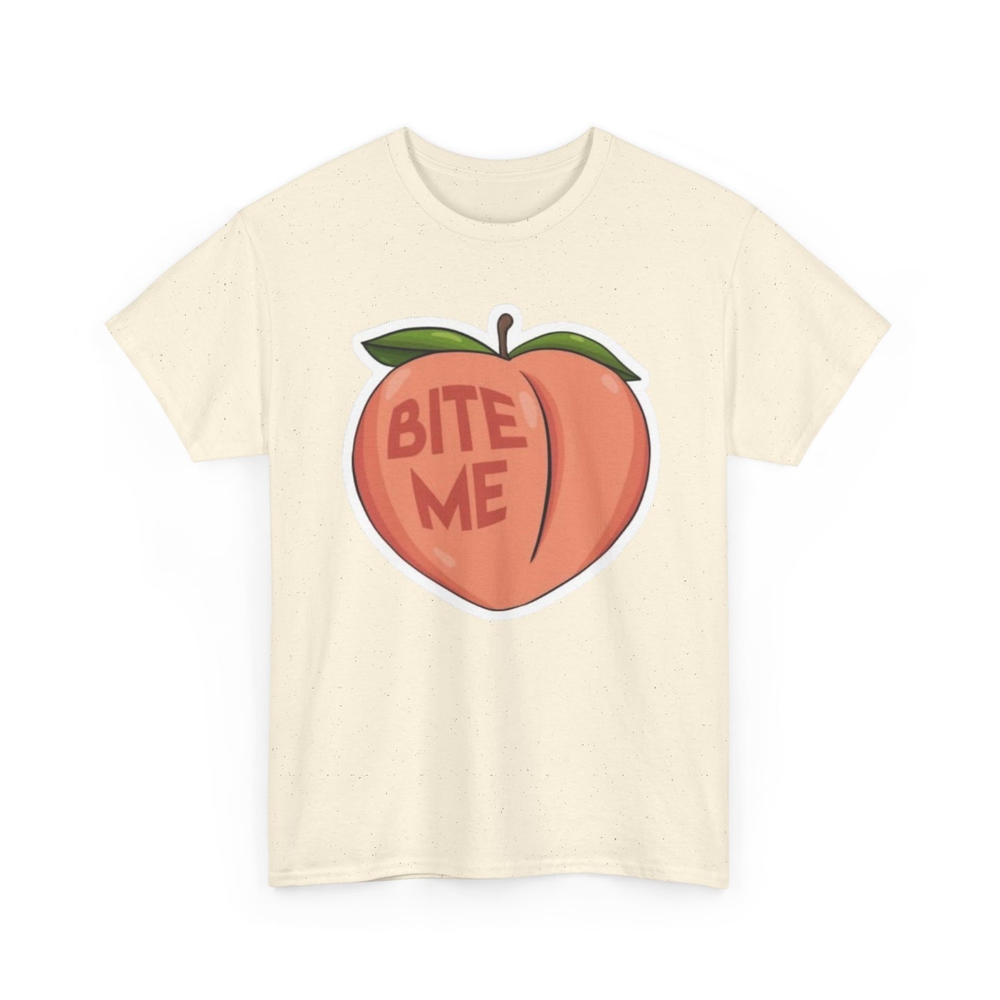 Bite Me Funny Graphic T-Shirt Unisex Heavy Cotton Tee Gift