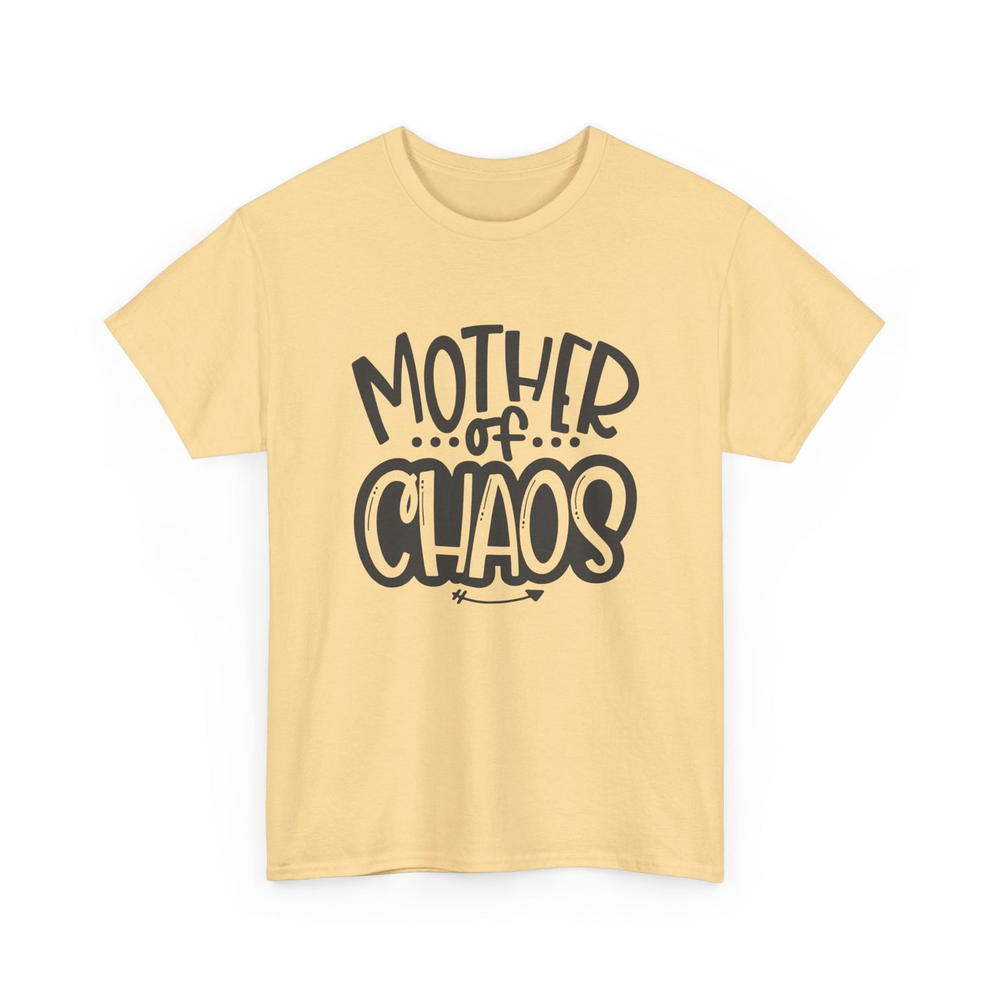 Mother Of Chaos Funny Graphic T Shirt Unisex Heavy Cotton Tee