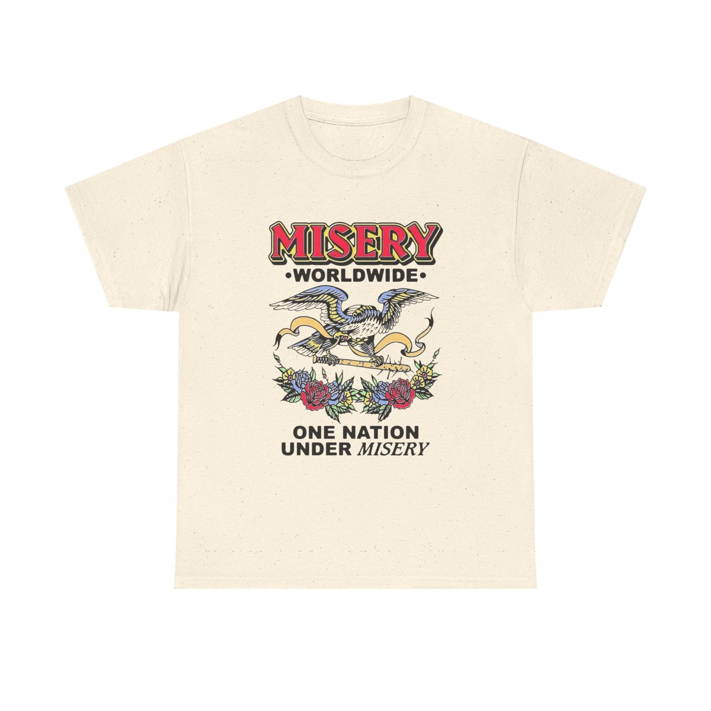Misery Worldwide Graphic T Shirt Unisex Heavy Cotton Tee