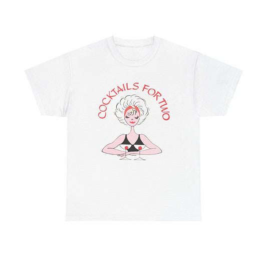 Cocktails For Two Graphic T Shirt NEW ADULT
