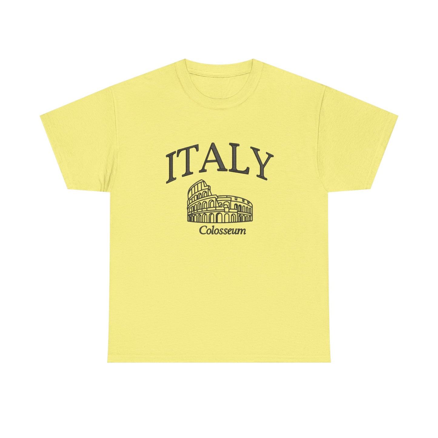 Italy Colosseum Graphic T Shirt NEW Unisex Heavy Cotton Tee