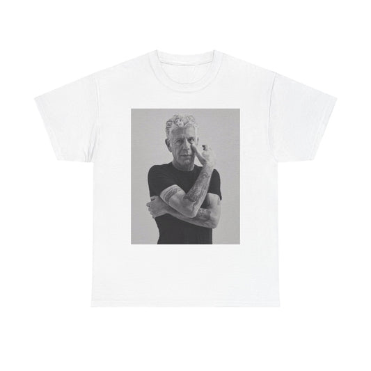 Anthony Bourdain Shirt New York Chef Vintage Graphic Unisex Heavy Cotton Tee