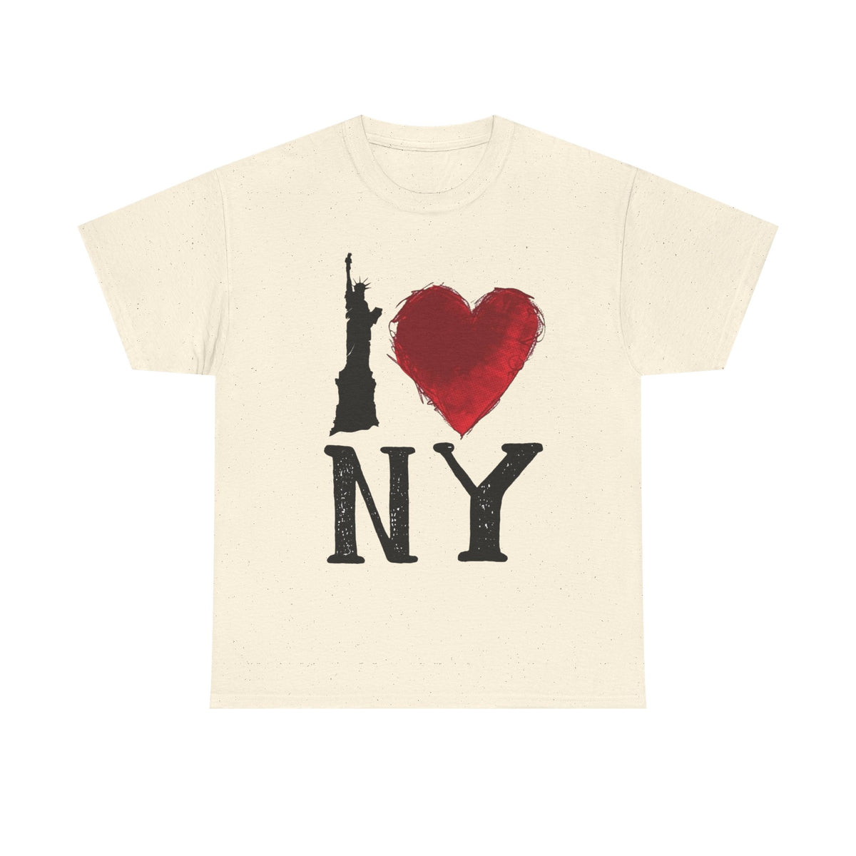 I Love New York Painting Graphic T Shirt Unisex NEW Heavy Cotton Tee