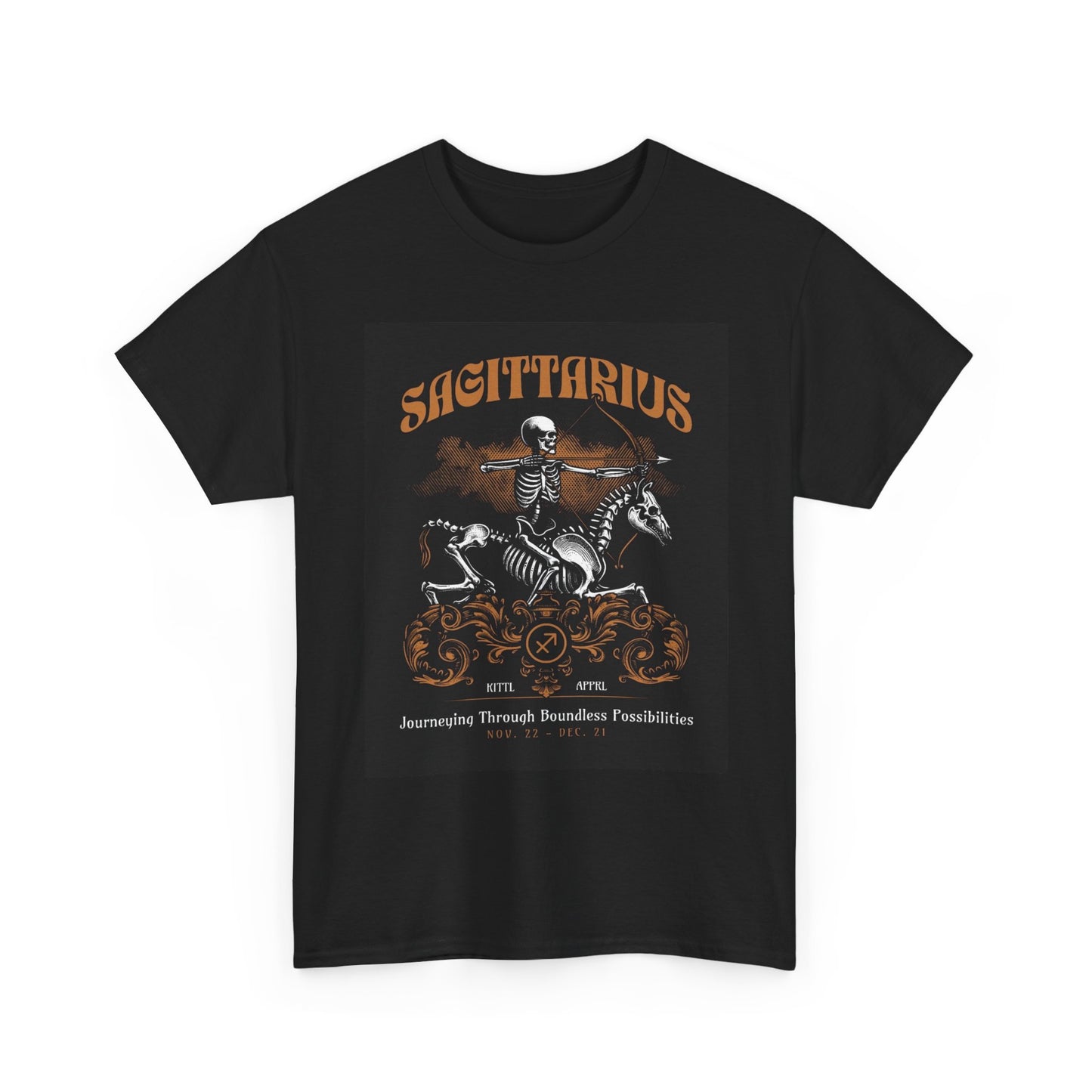 Sagittarius Zodiac Astrology Sign Graphic T Shirt Unisex Heavy Cotton Tee NEW