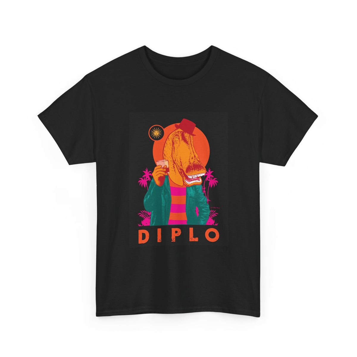 Diplo Tshirt Retro Dj Merch Tour EDM Graphic Poster Unisex Heavy Cotton Tee