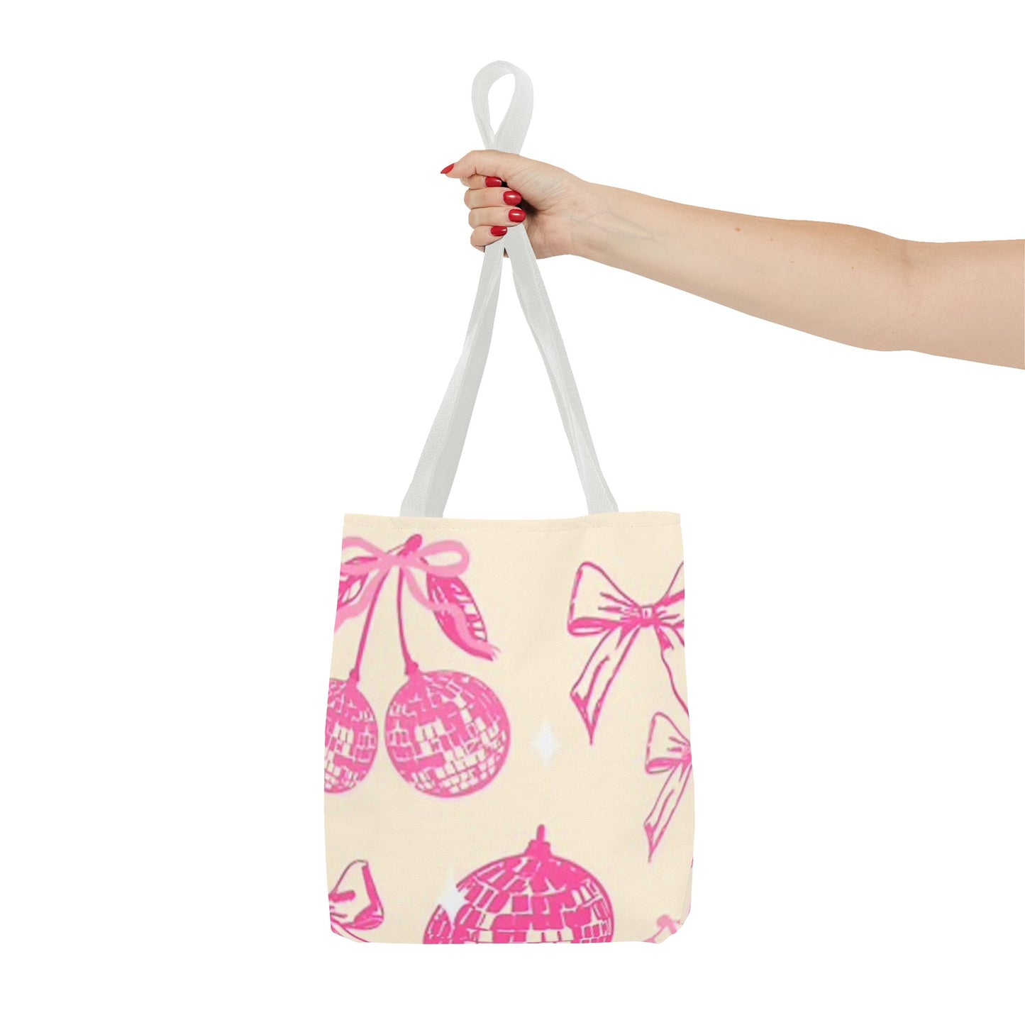Pink And Cream Bows Brand NEW Tote Bag (AOP)