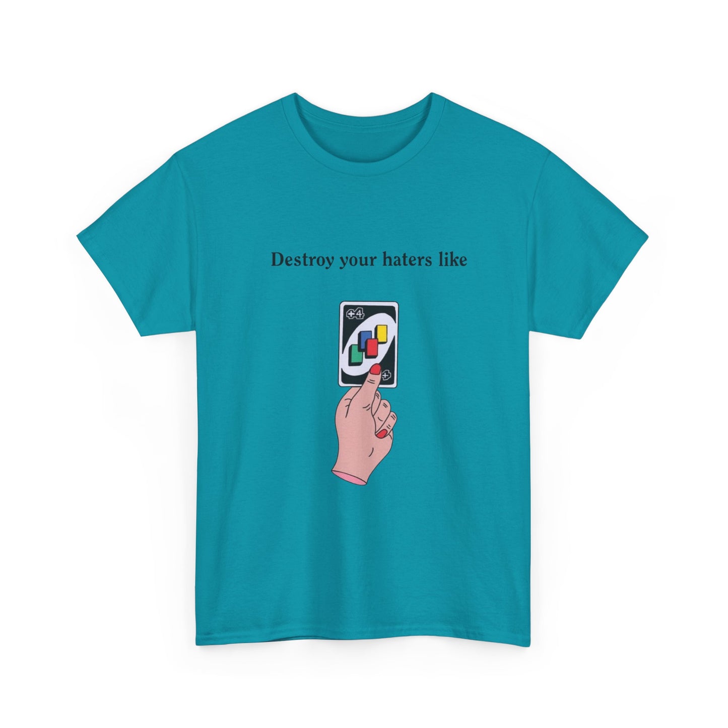 Destroy Your Haters Funny Game Night Graphic T Shirt Unisex Adults NEW