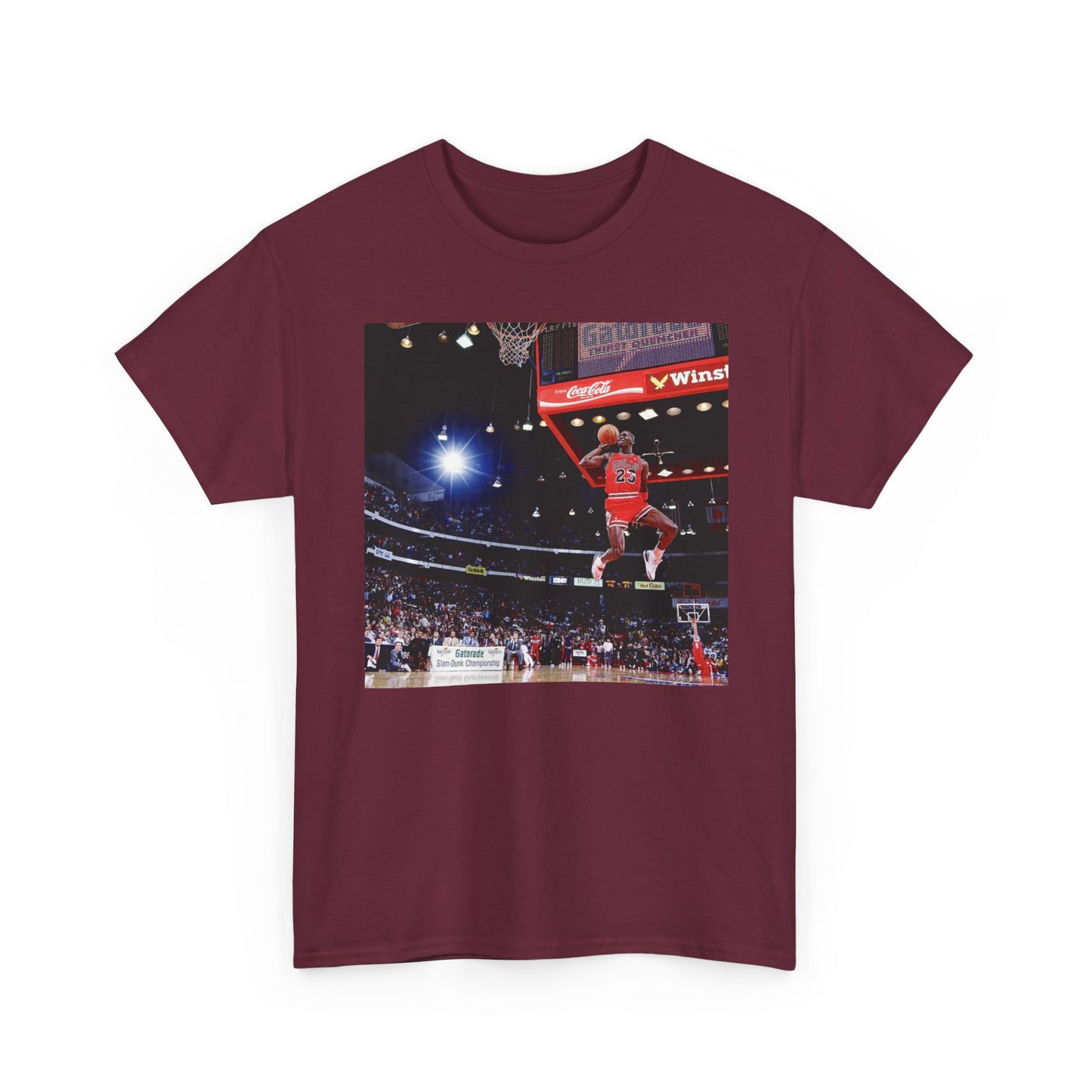 Michael Jordan Graphic T Shirt Retro Dunk Contest Unisex Heavy Cotton Tee