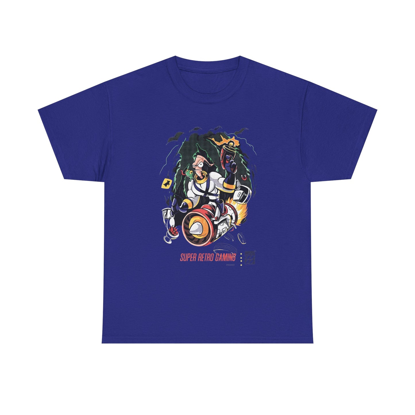 Earth Worm Jim Vintage Gaming Retro Graphic T Shirt NEW Unisex Heavy Cotton Tee