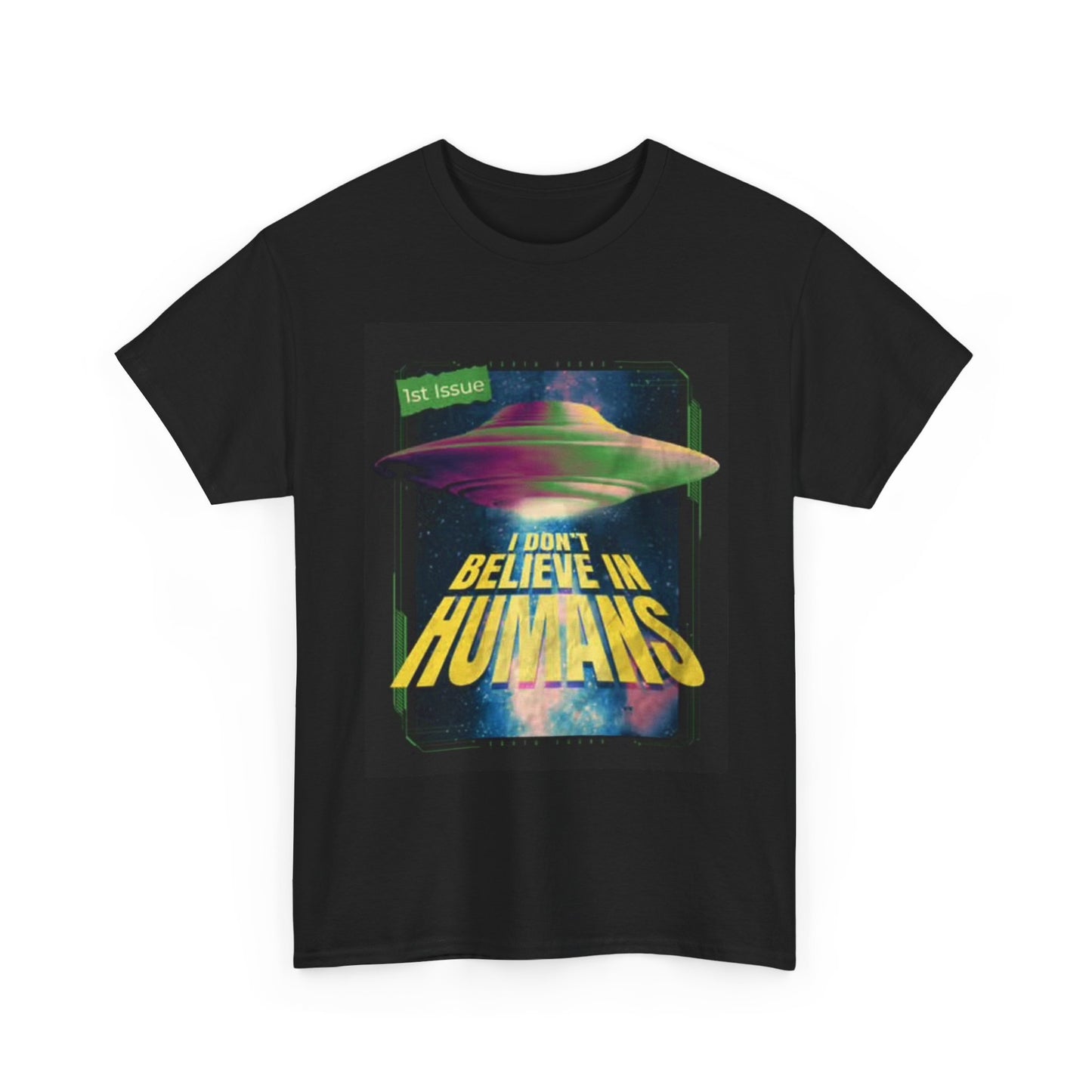 Alien Abduction Graphic T Shirt Funny Space Mars Unisex Heavy Cotton Tee