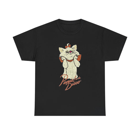 T-shirt vintage cat kitten graphic art punk Heavy Cotton Tee