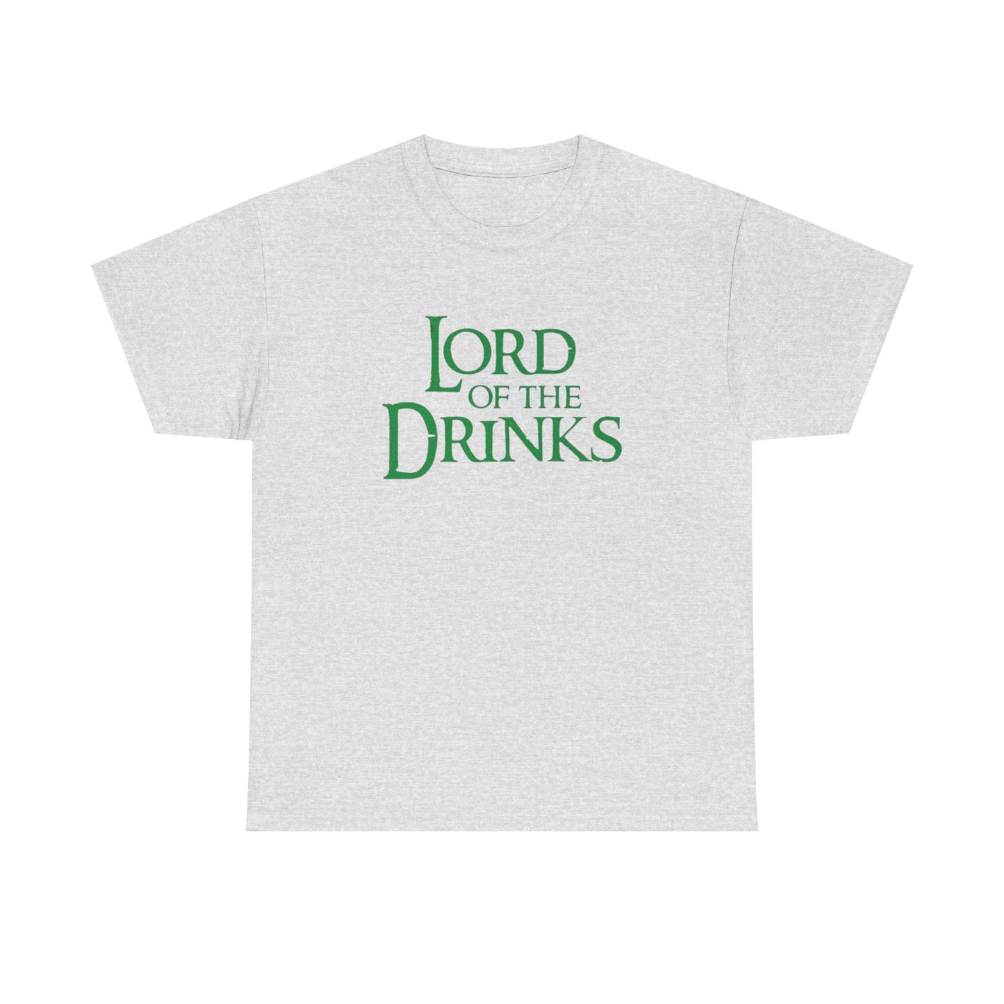 Lord Of The Drinks Funny Graphic T-Shirt Unisex Heavy Cotton Tee Gift NEW