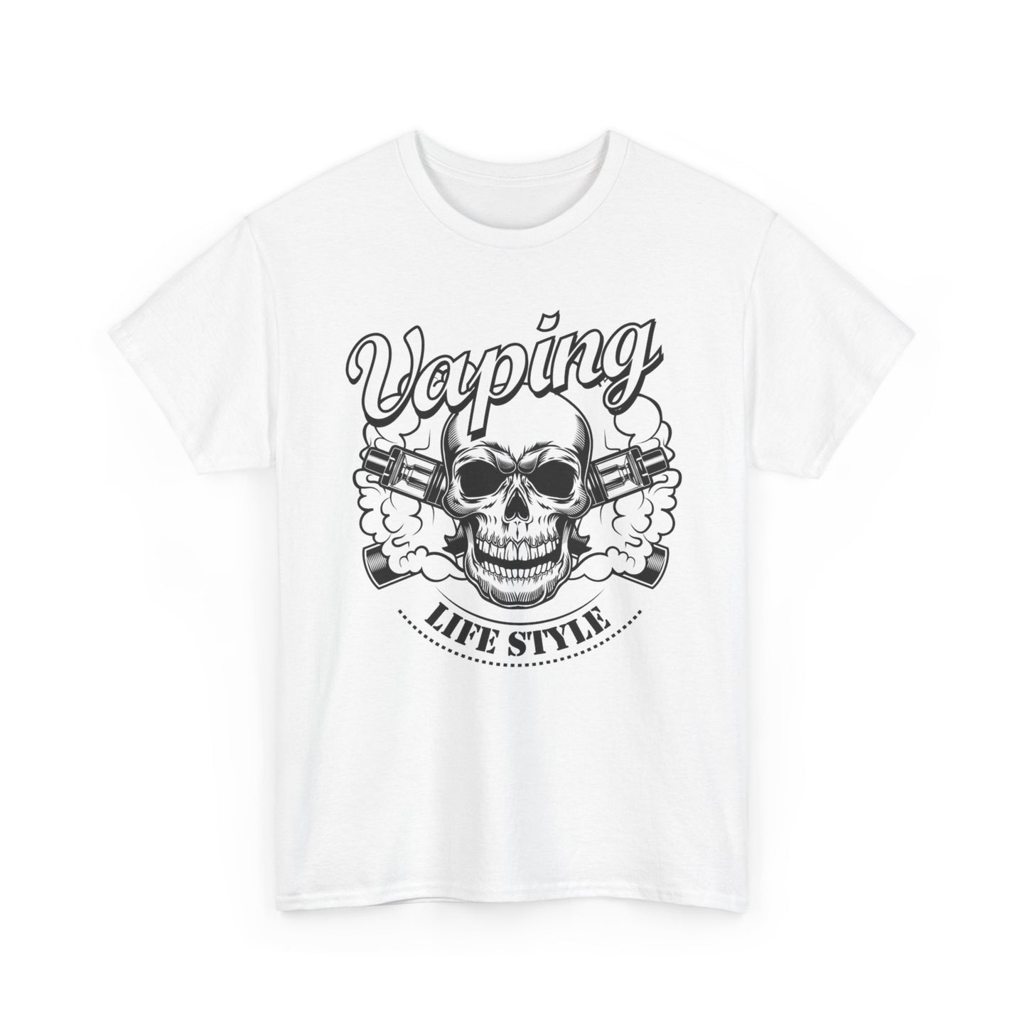 Vaping Lifestyle Graphic T Shirt Unisex Heavy Cotton Tee