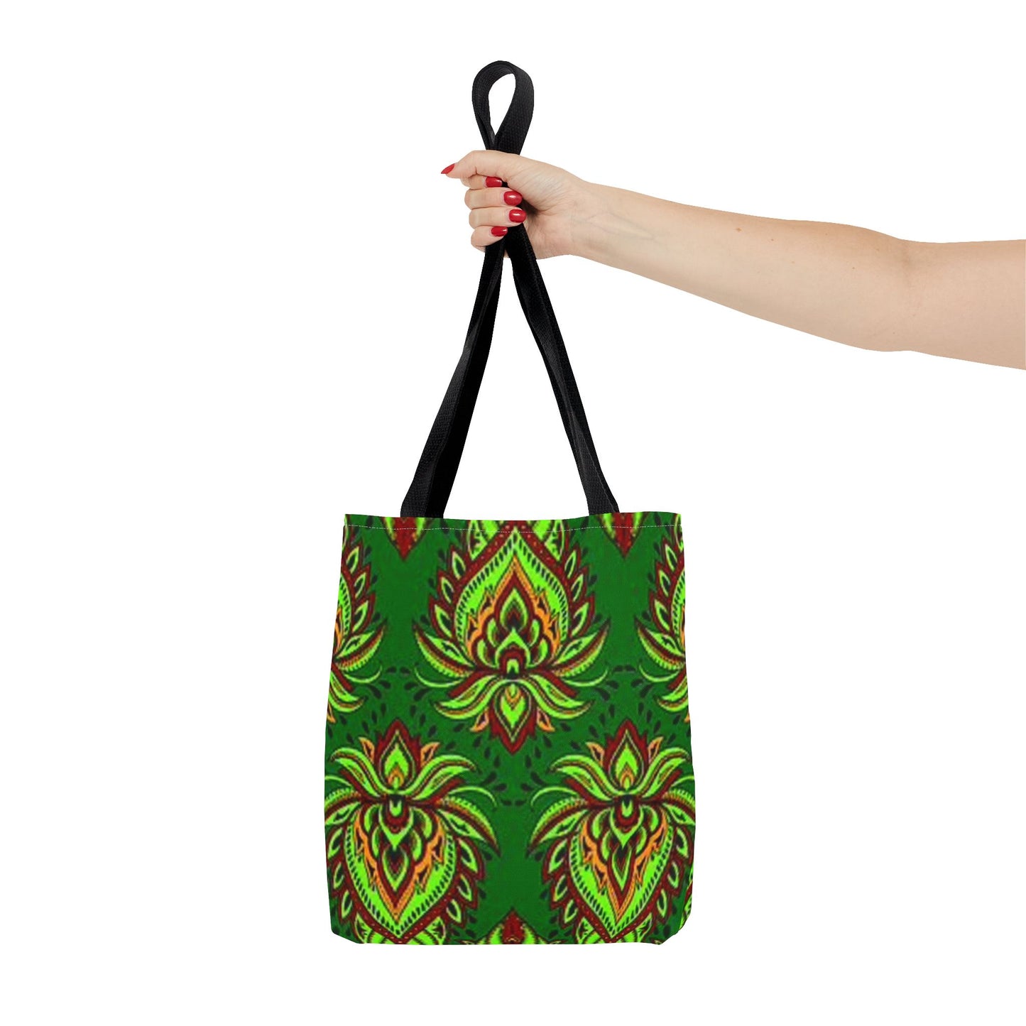 Green Bulbs Flowers Multi Color BRAND NEW MODERN Tote Bag (AOP)