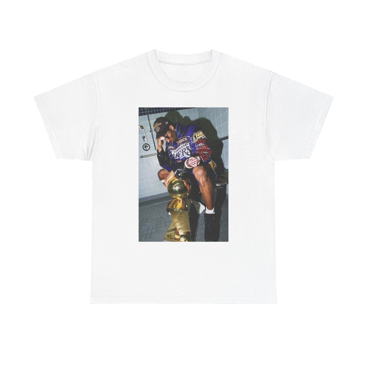Kobe Graphic T Shirt Vintage Trophy Championship Unisex Heavy Cotton Tee