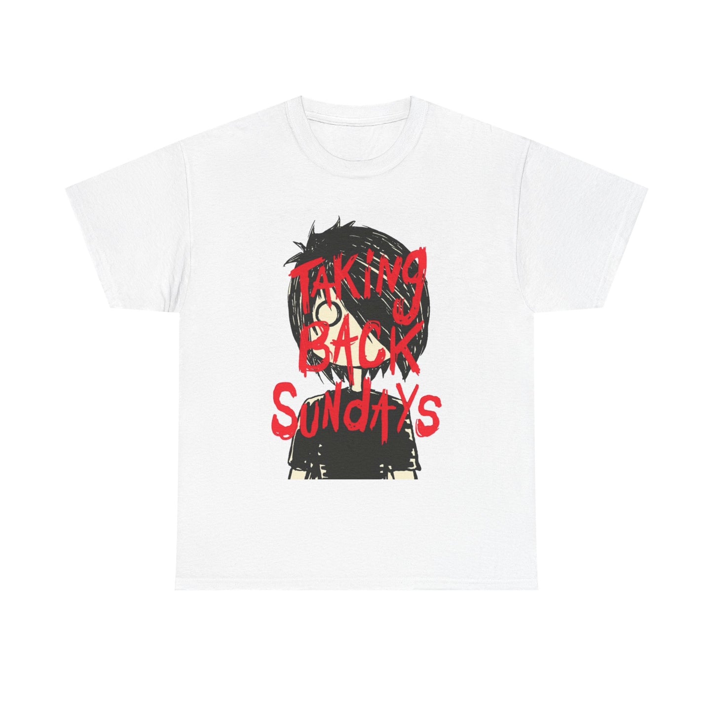 Taking Back Sunday Tshirt Punk Rock Retro Graphic Unisex Heavy Cotton Tee