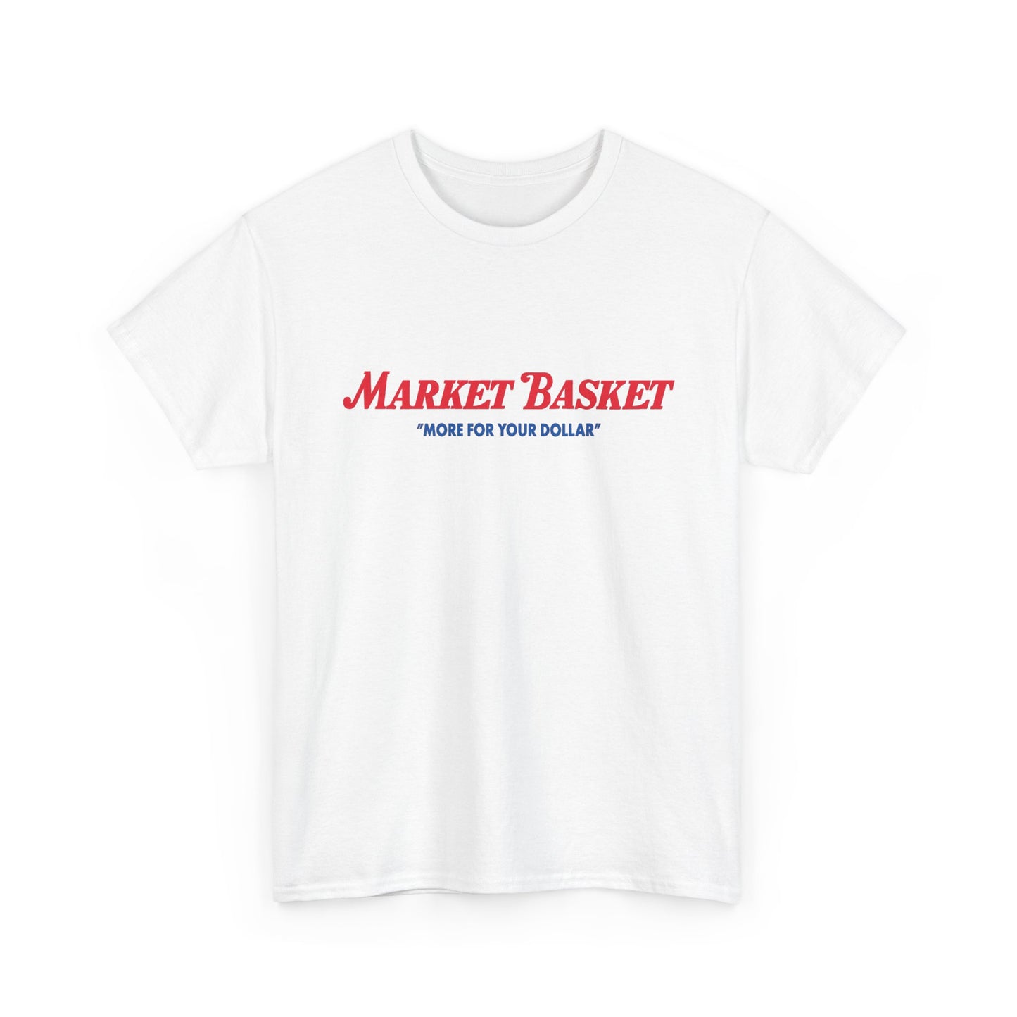Boston vintage market basket New England retro patriots Heavy Cotton Tee