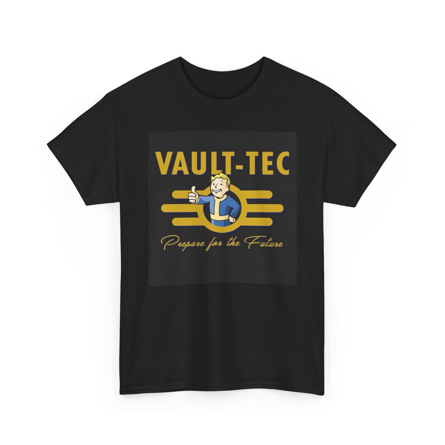 Fallout Graphic T Shirt Vault Tec Retro Game Unisex Heavy Cotton Tee