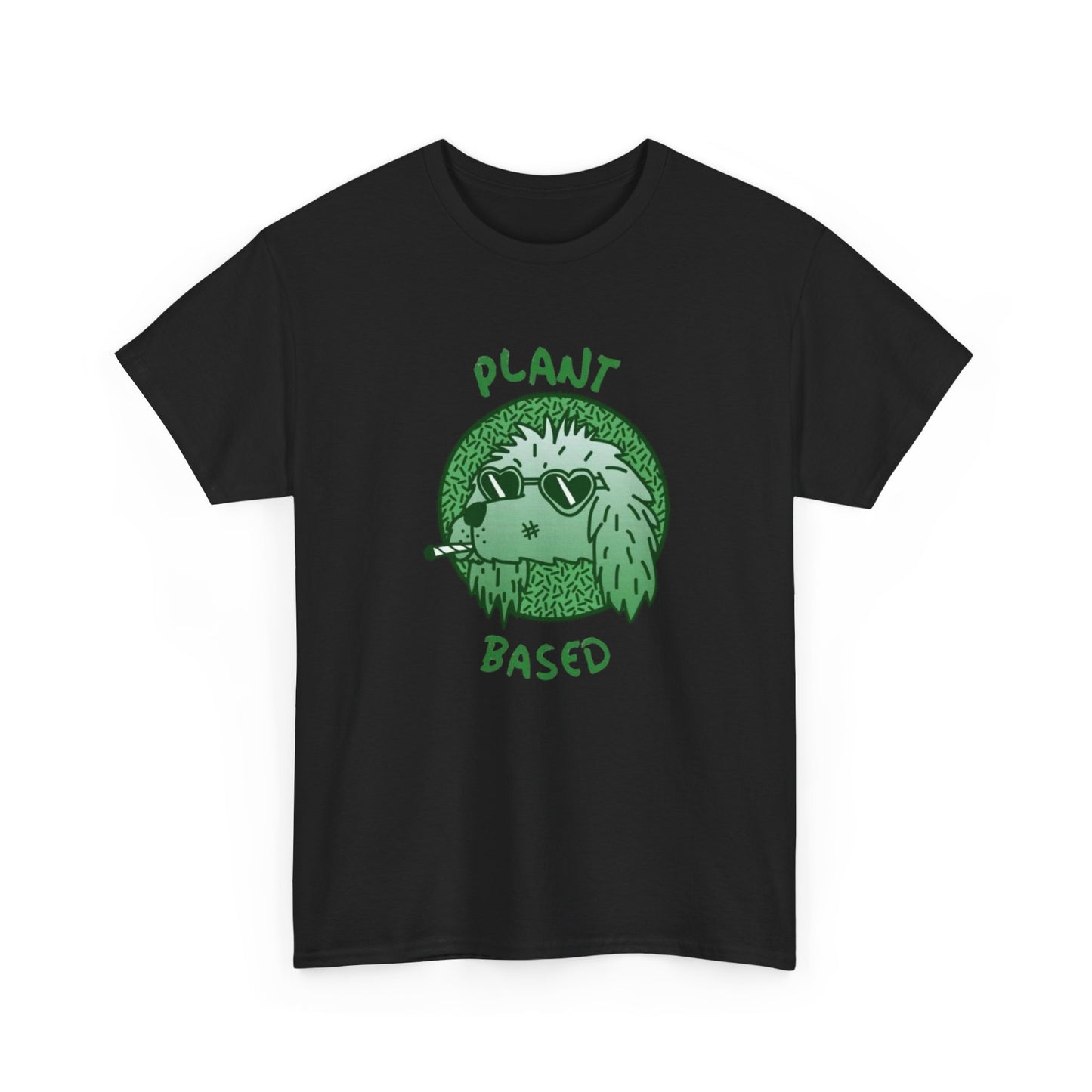 Plant Based Marijuana Funny T-Shirt NEW Gift Unisex Heavy Cotton Tee