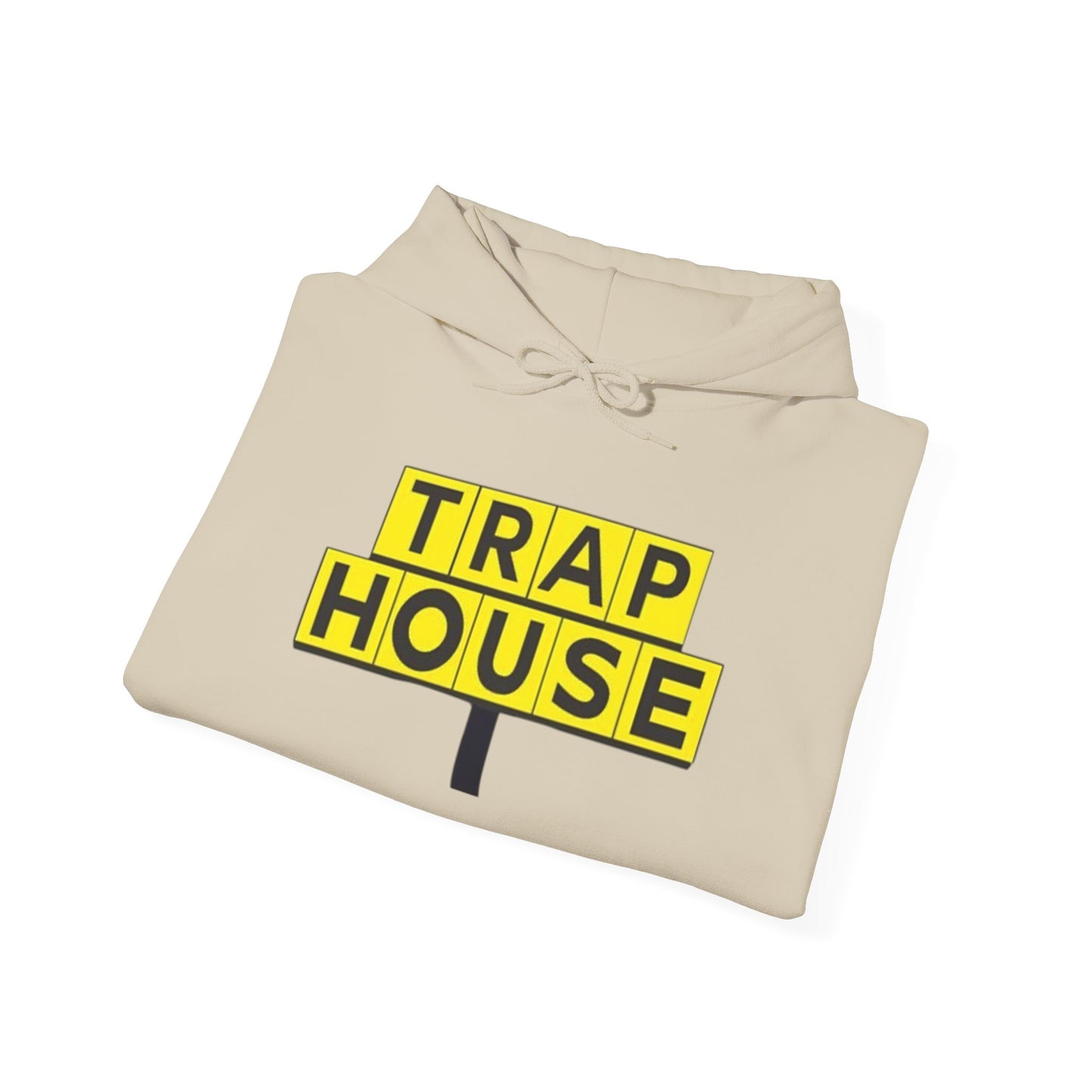 Trap House Waffle House Graphic Hoodie Unisex Heavy Blend™ Hooded Sweatshirt