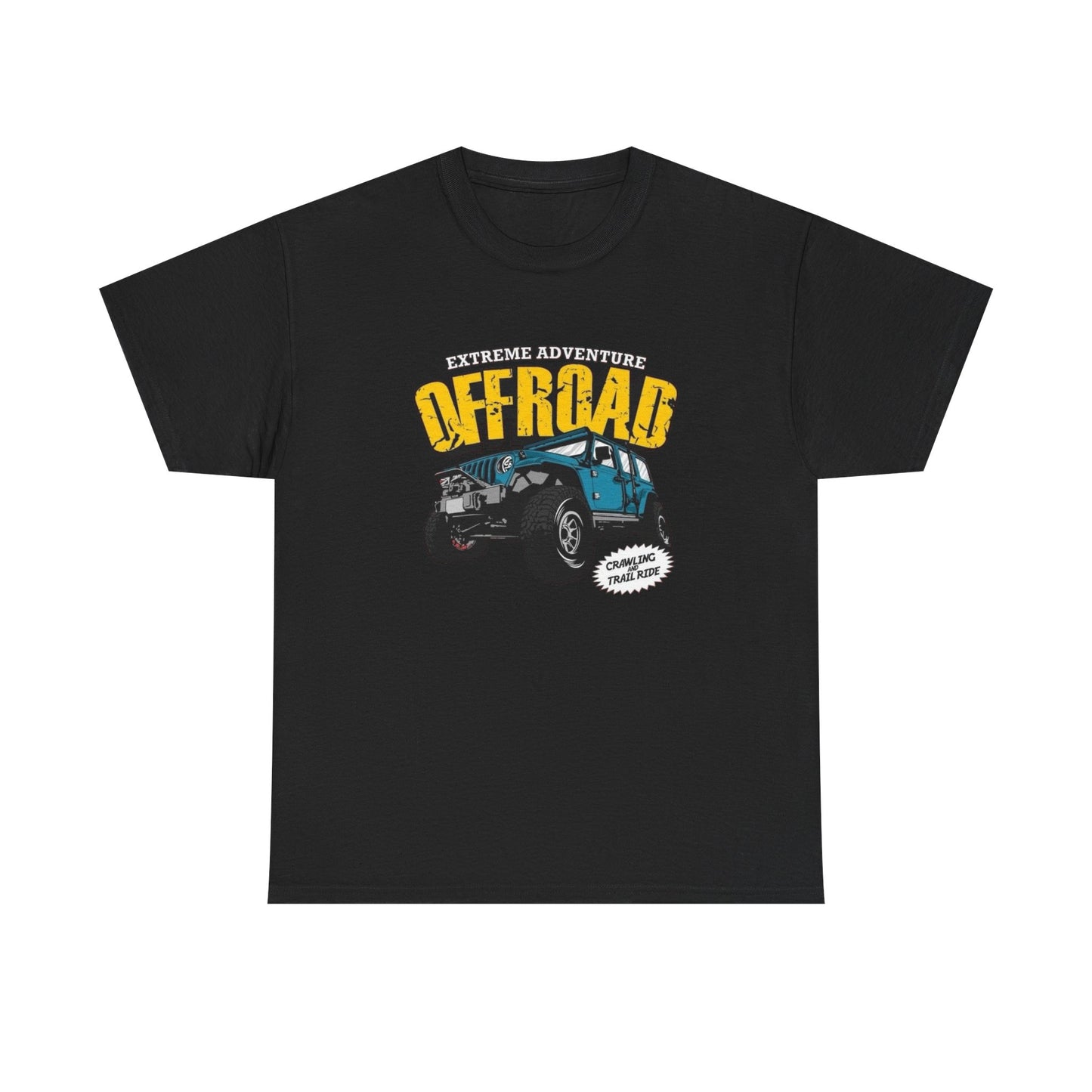 Offroading Adventure Trails Graphic T Shirt Unisex Heavy Cotton Tee