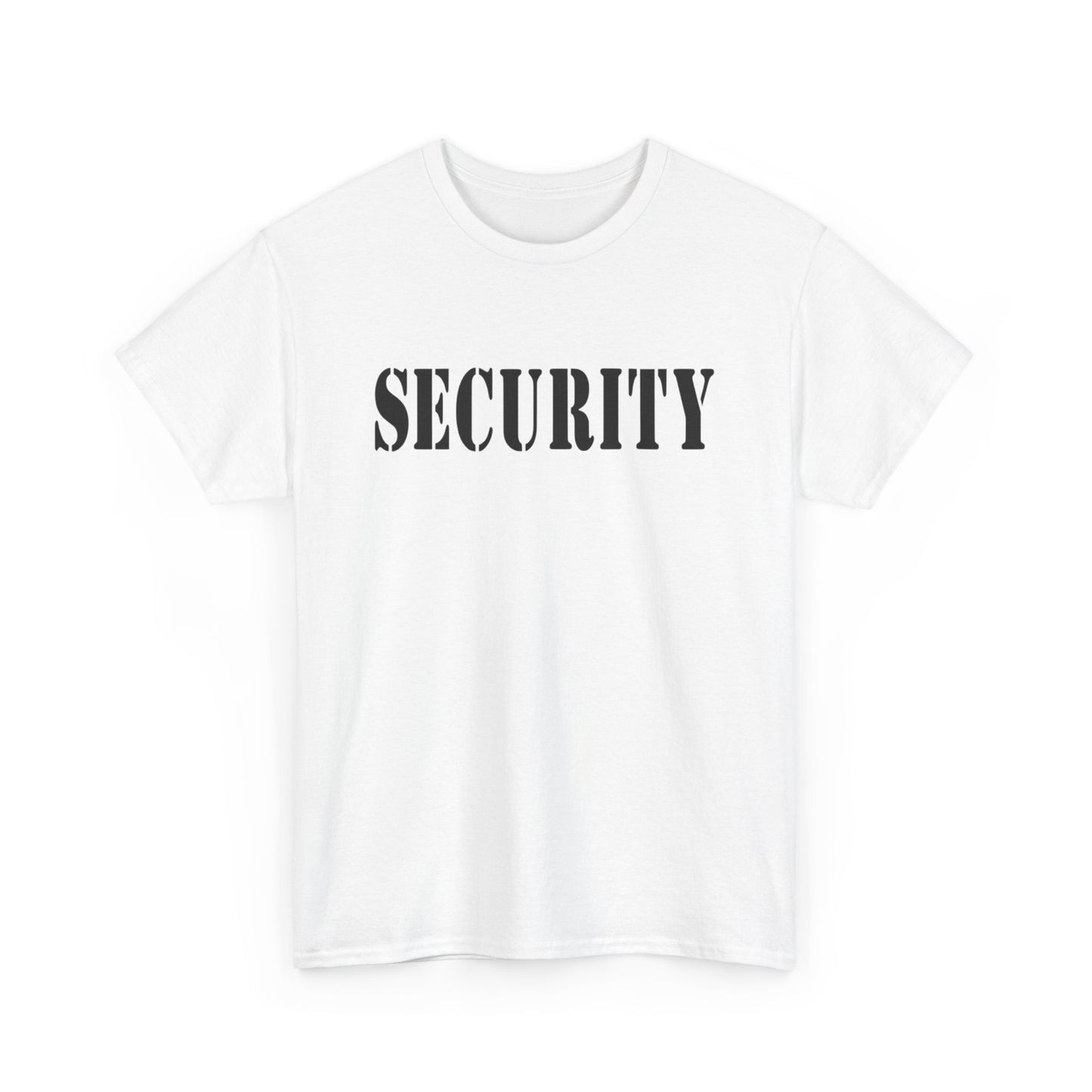 Security Graphic T Shirt Police Academy Uniform Funny Bar Unisex Heavy Cotton