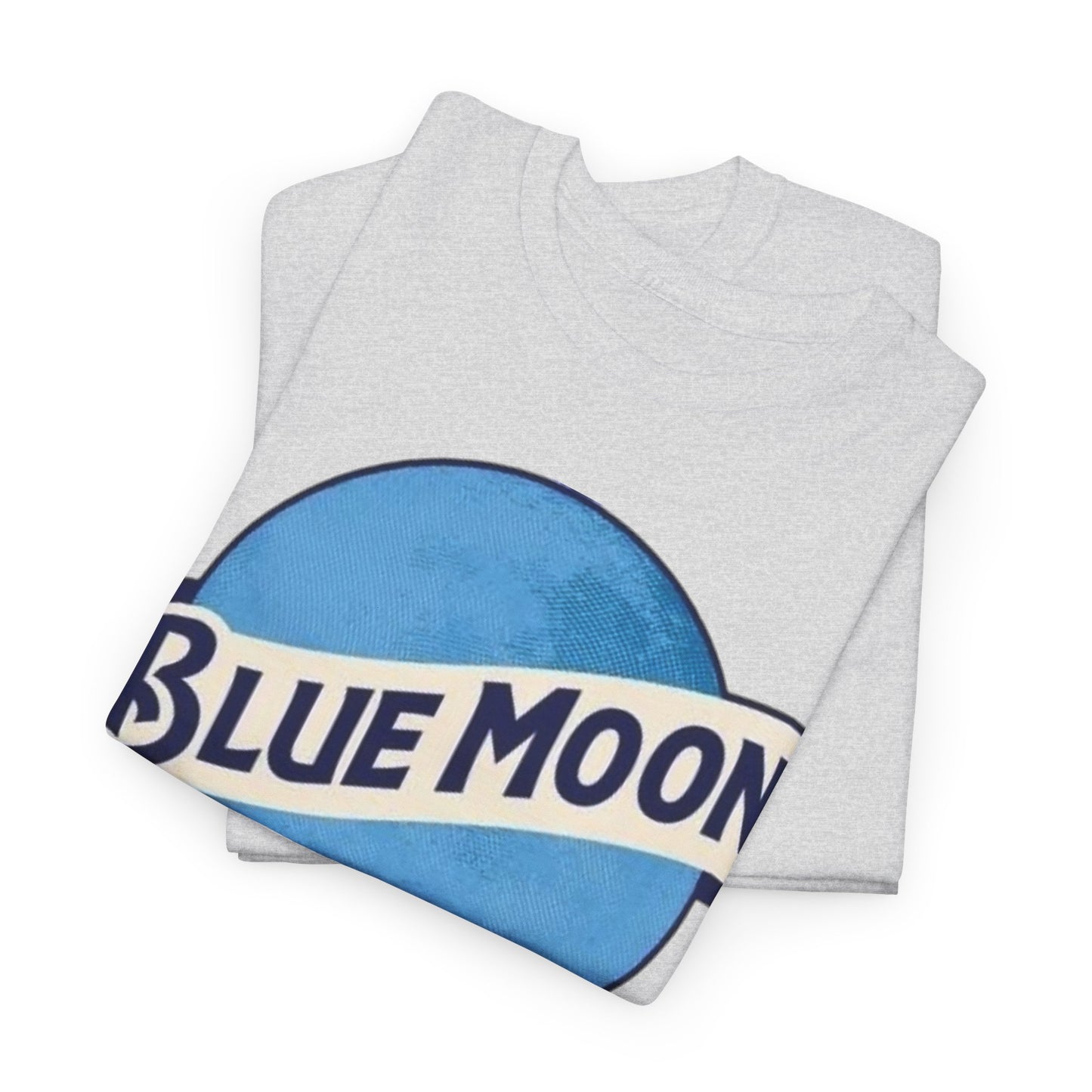 Blue Moon Vintage Beer Graphic T Shirt Men's Heavy Cotton Tee