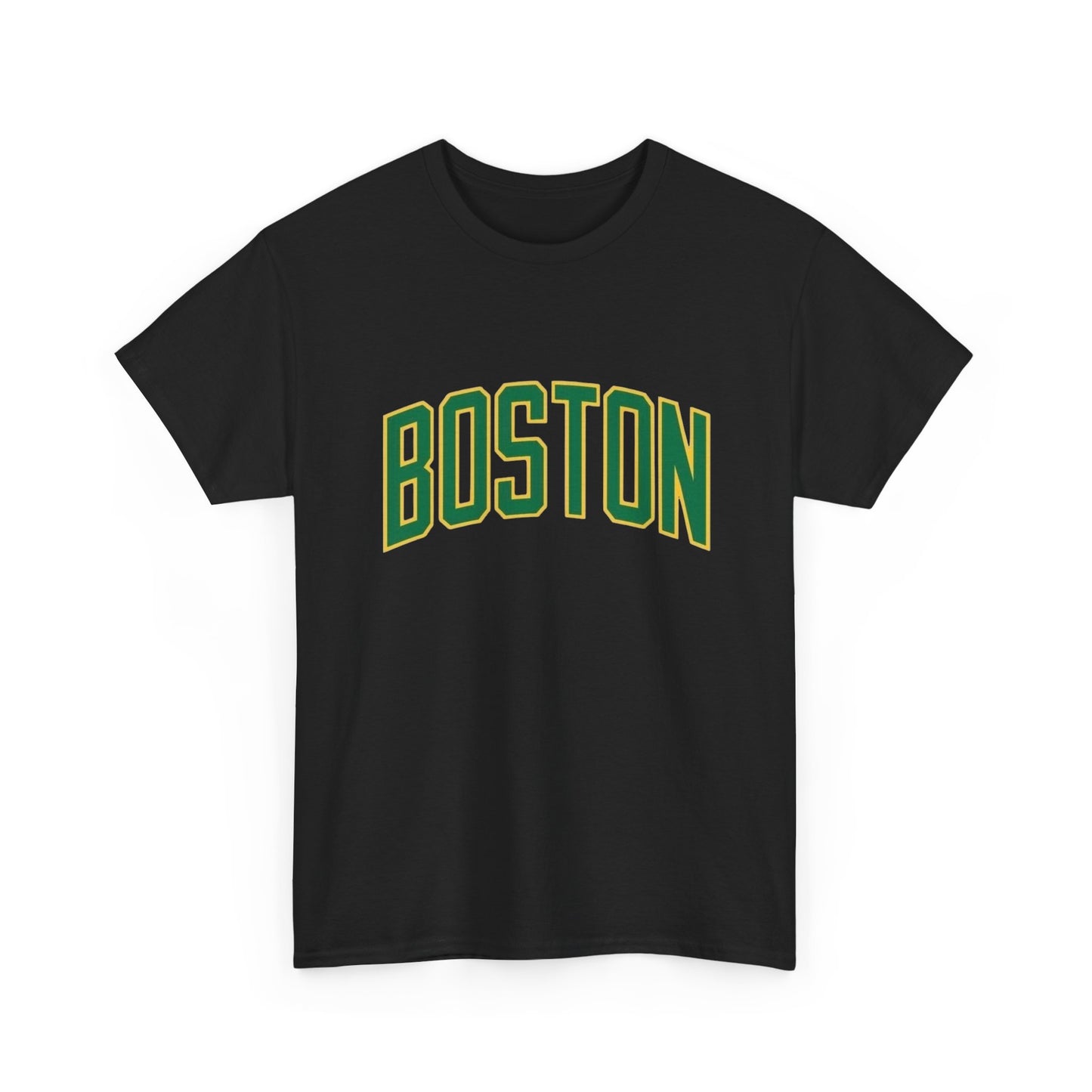 Boston Logo Sports Graphic T Shirt NEW Unisex Heavy Cotton Tee