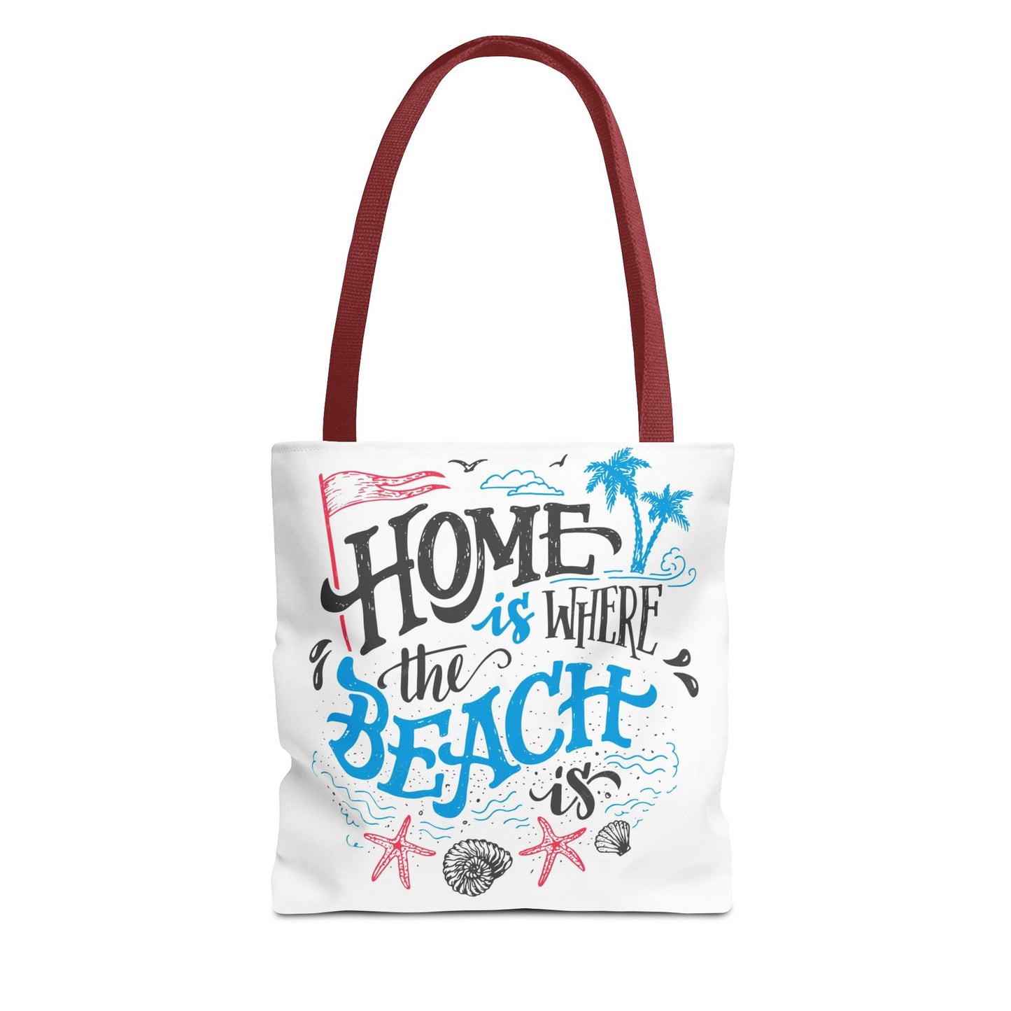Home Is Where The Beach Is BRAND NEW Modern Purse - Pocketbook - Travel Tote Bag