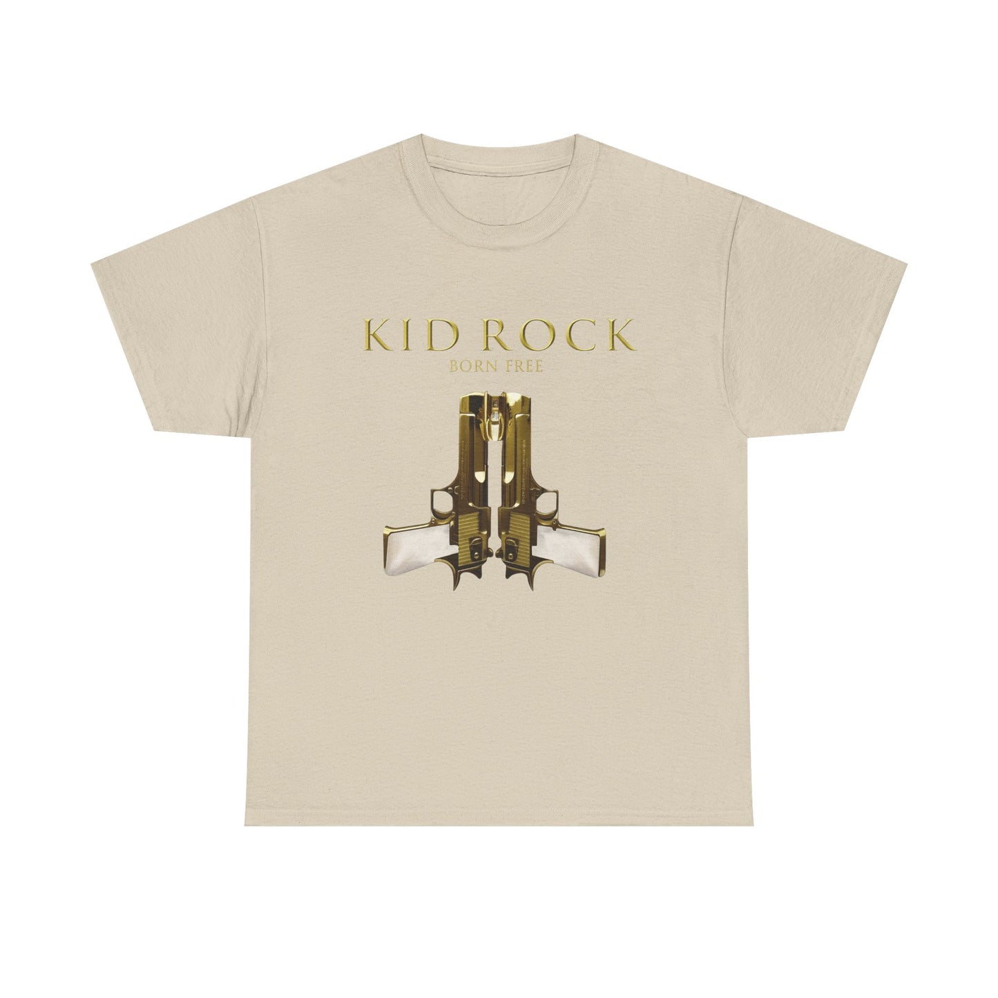 Kid Rock Born Free Graphic T Shirt Unisex Heavy Cotton Tee