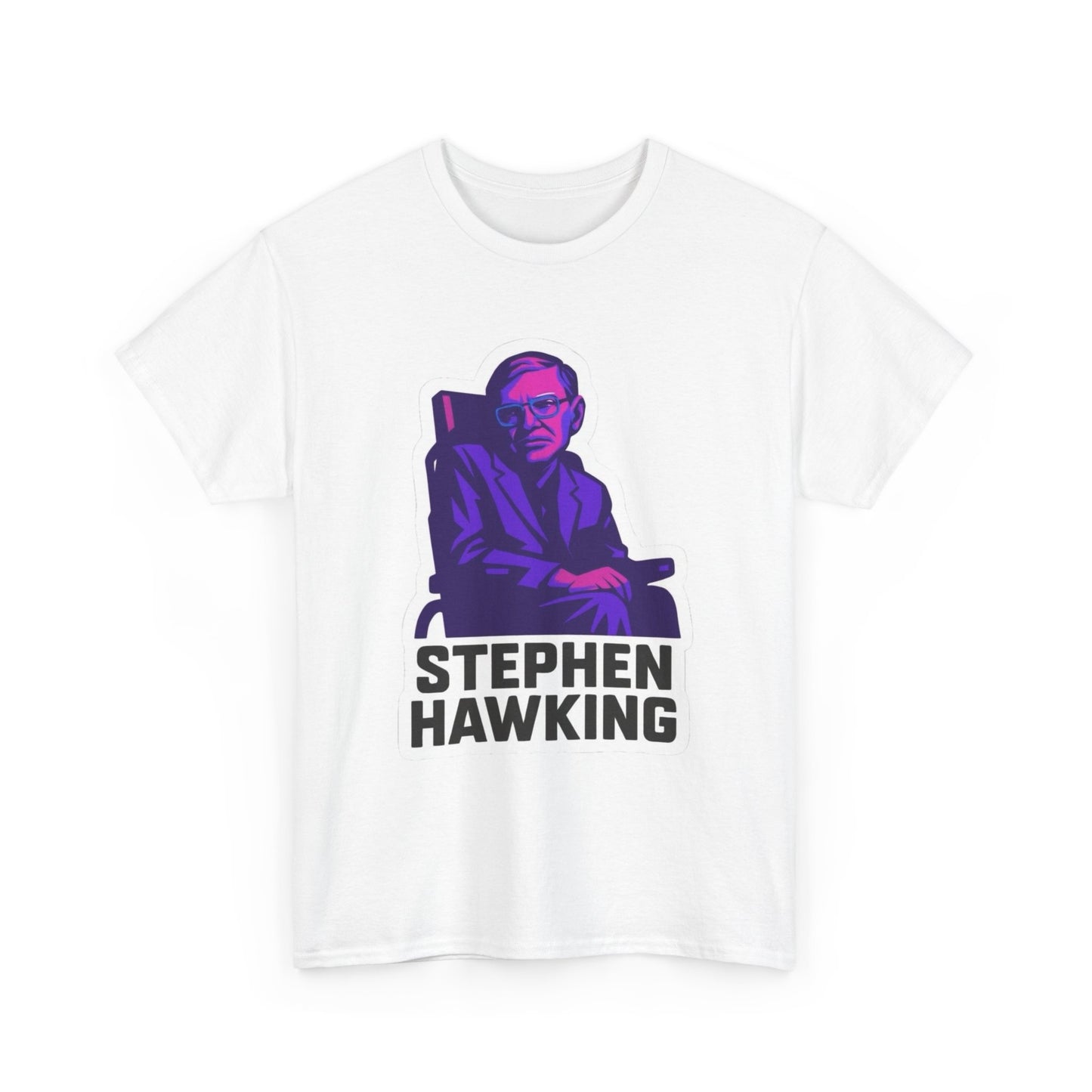 Stephen Hawking Funny Graphic T Shirt NEW Unisex Heavy Cotton Tee