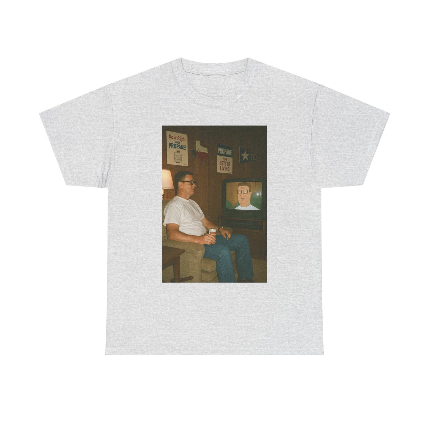 King Of The Hill Funny Graphic T Shirt Unisex Heavy Cotton Tee Gift New