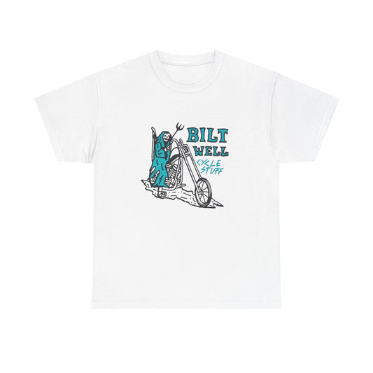 Bilt Well Motorcycle Stuff Graphic T Shirt Unisex Heavy Cotton Tee