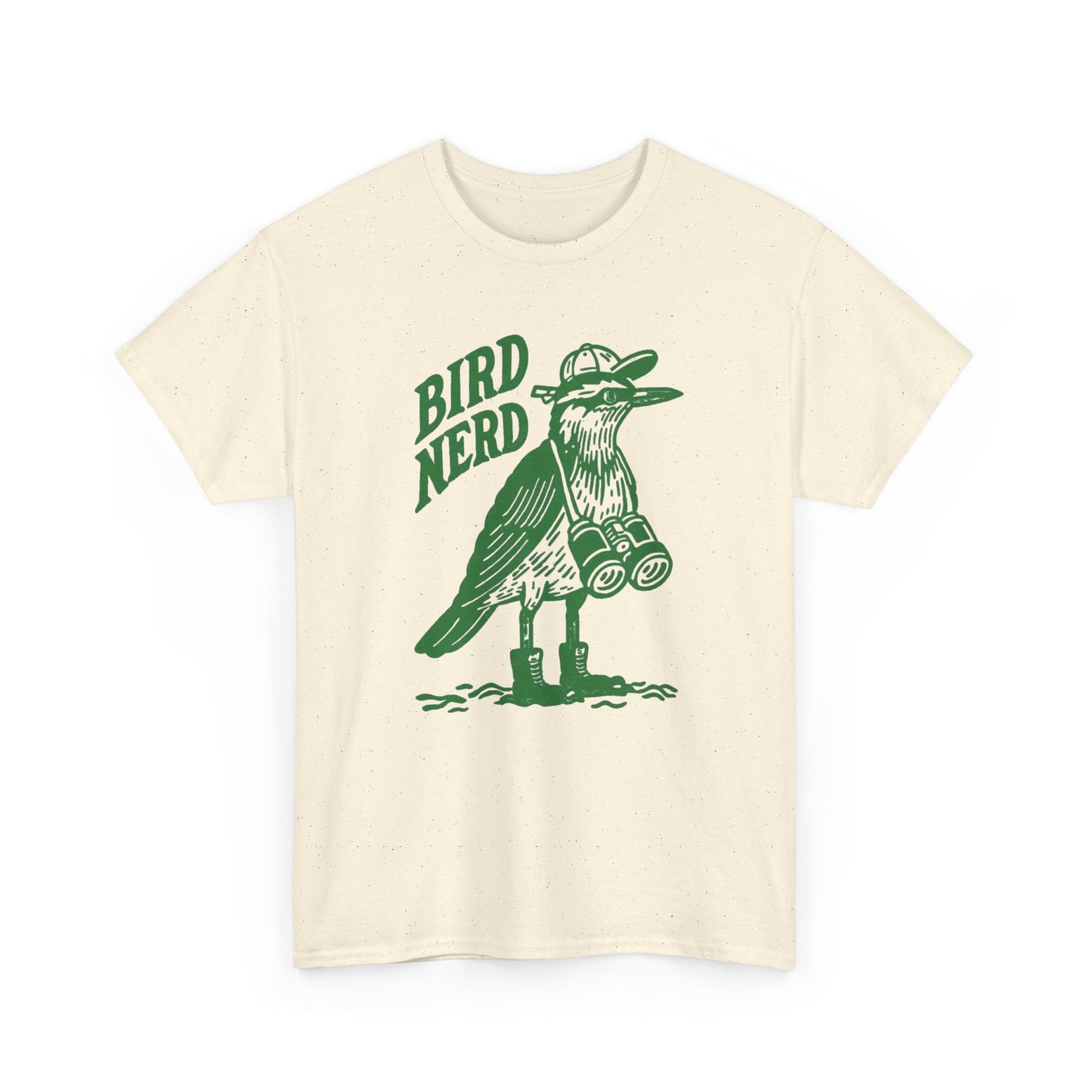 Bird Nerd Watching Funny Graphic T Shirt Men's Heavy Cotton Tee